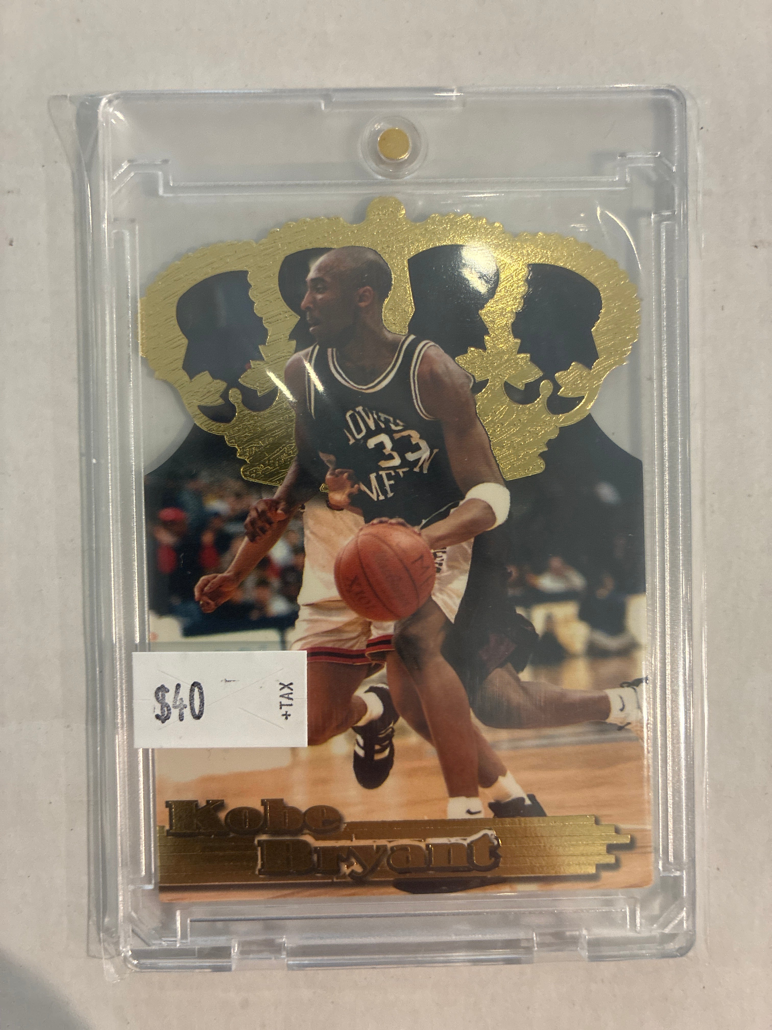 1996 Pacific Collection Kobe Bryant Gold Crown Die Cut GC-3