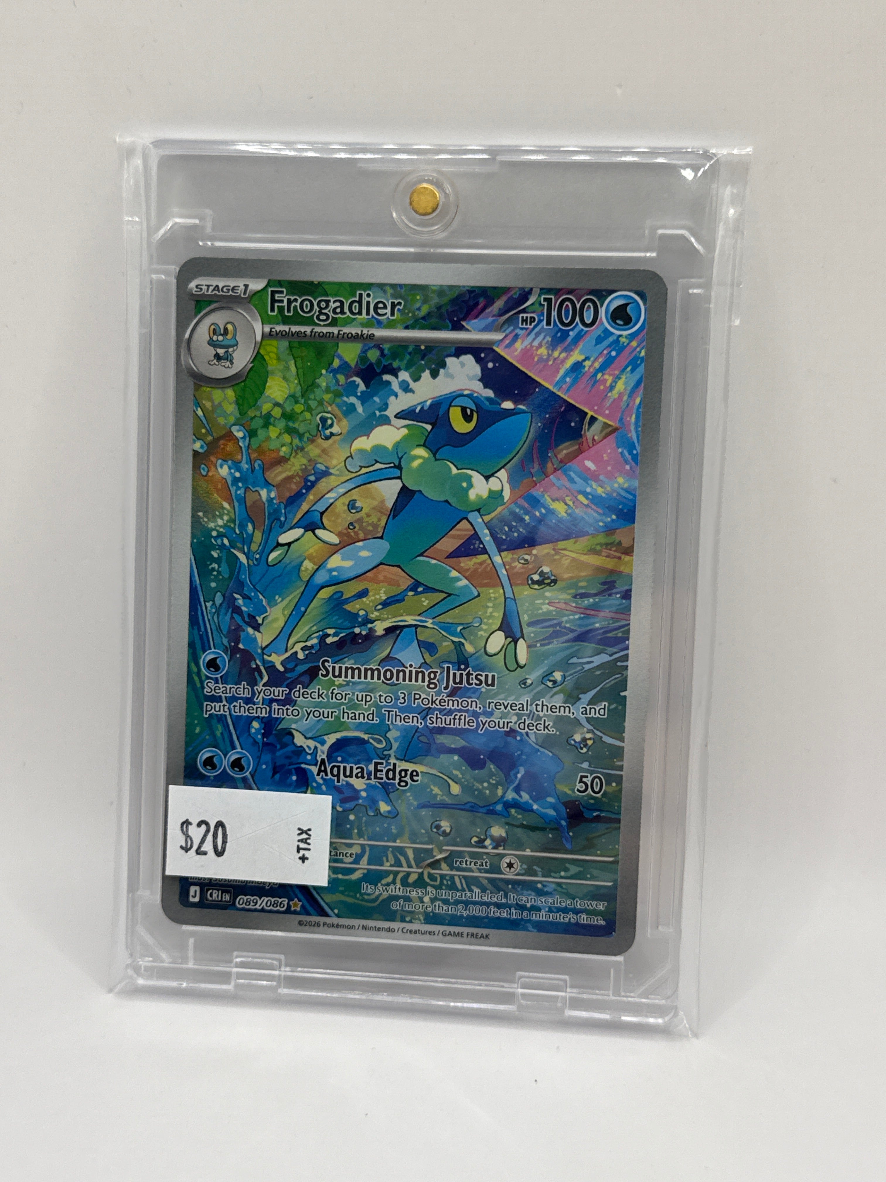 Chaos Rising Frogadier Illustration Rare 089/086