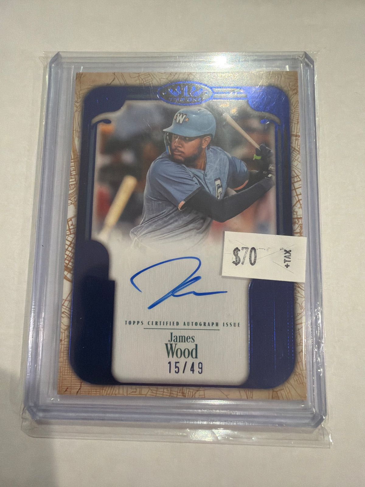 2026 Topps Tier One 15/49 Autograph James Wood