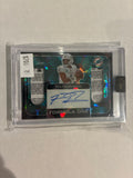 2022 Panini One Tua Tagovailoa Formula One Auto Patch Aqua Cracked Ice 3/3