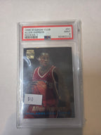 1996 stadium club Allen iverson rookies 1 PSA9