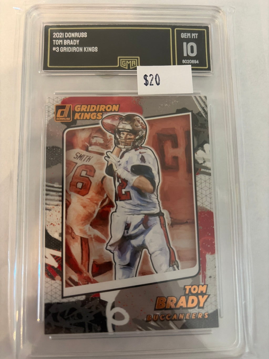 2021 Don Ross Tom Brady gradient kings GMA 10