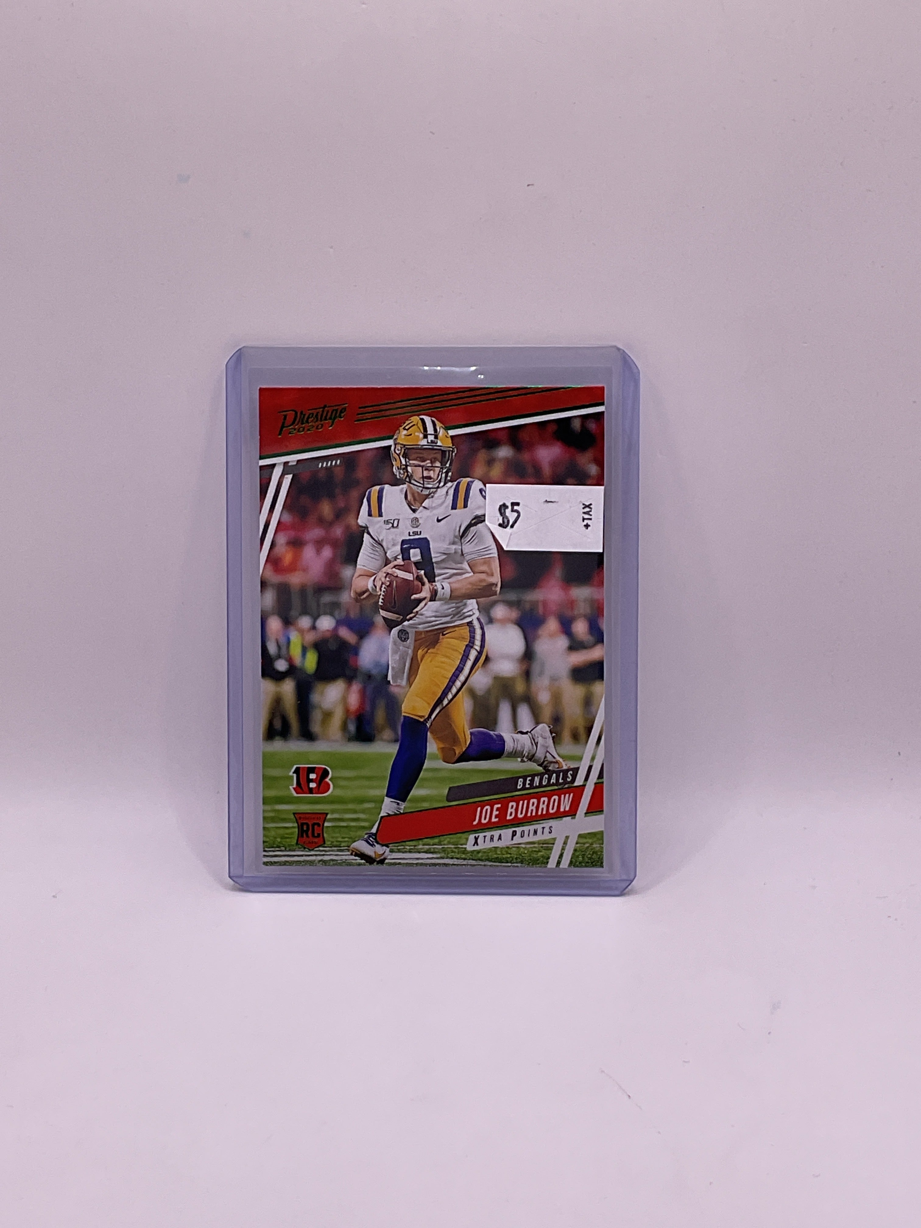 2020 Panini Prestige Rookies Joe Burrow Xtra Points Green