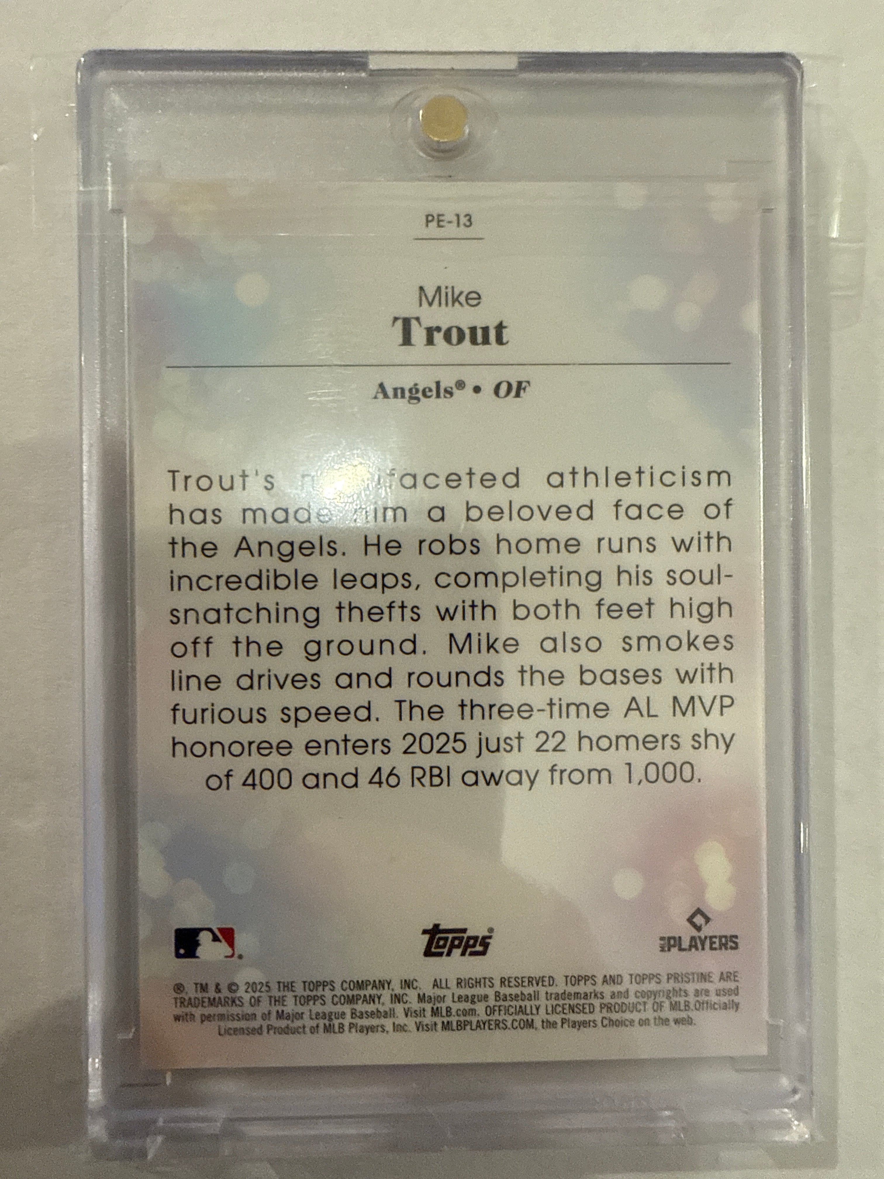 2024 Topps Pristine Mike Trout