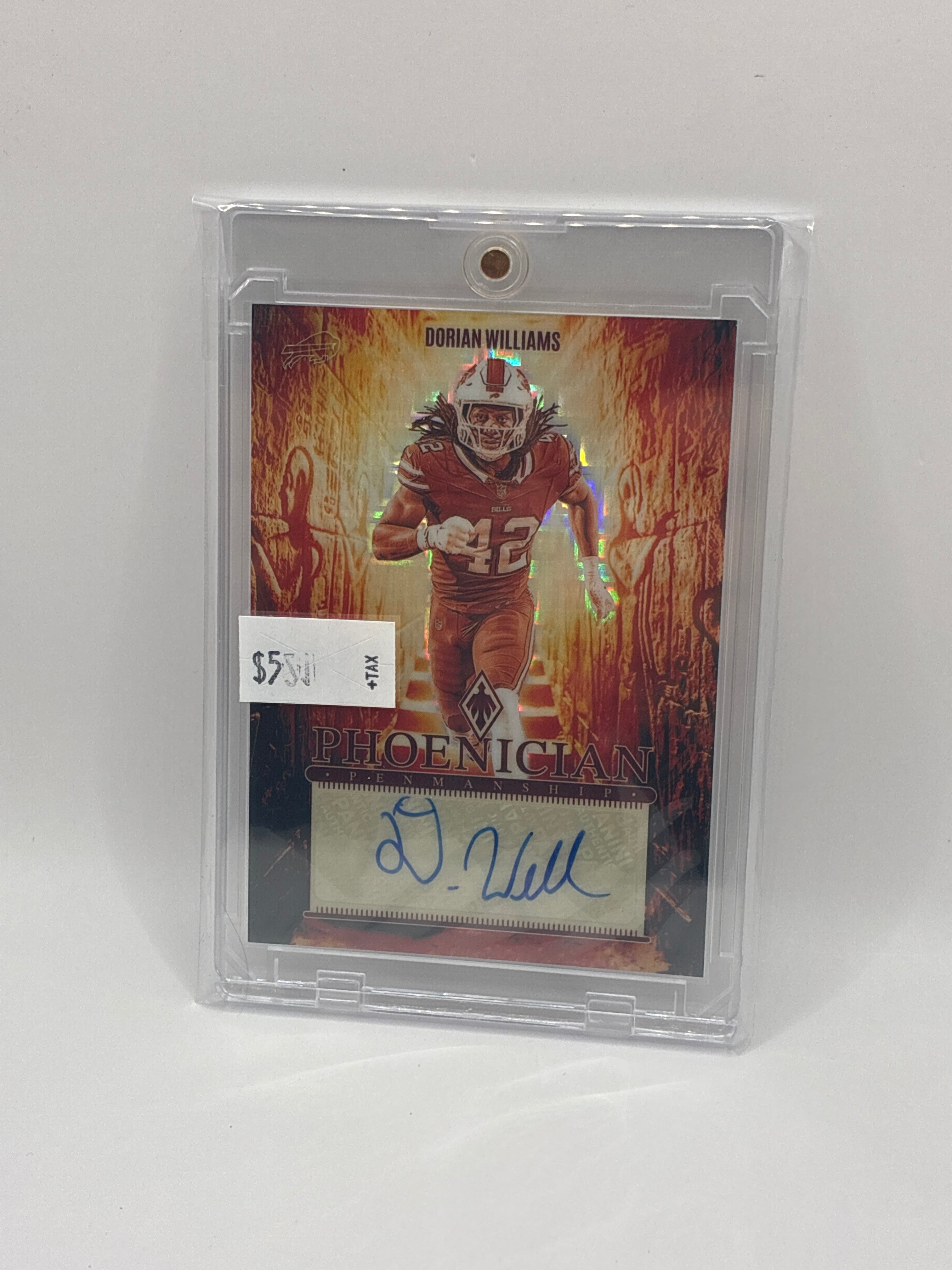2024 Panini Phoenix Dorian Williams Phoenician Penmanship Autograph