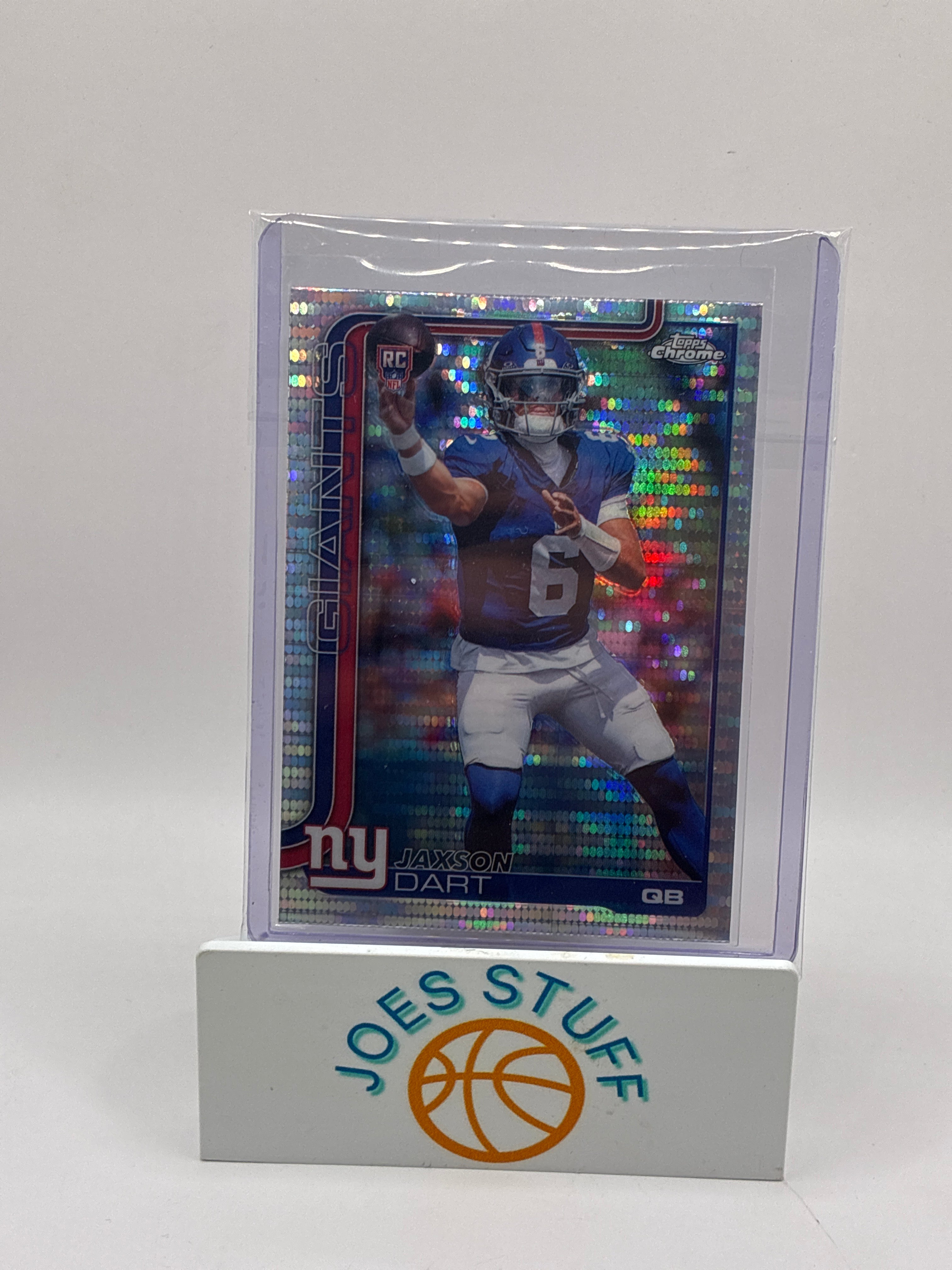 2025 Topps Chrome Rookies Jaxson Dart #306 Pulsar Refractor