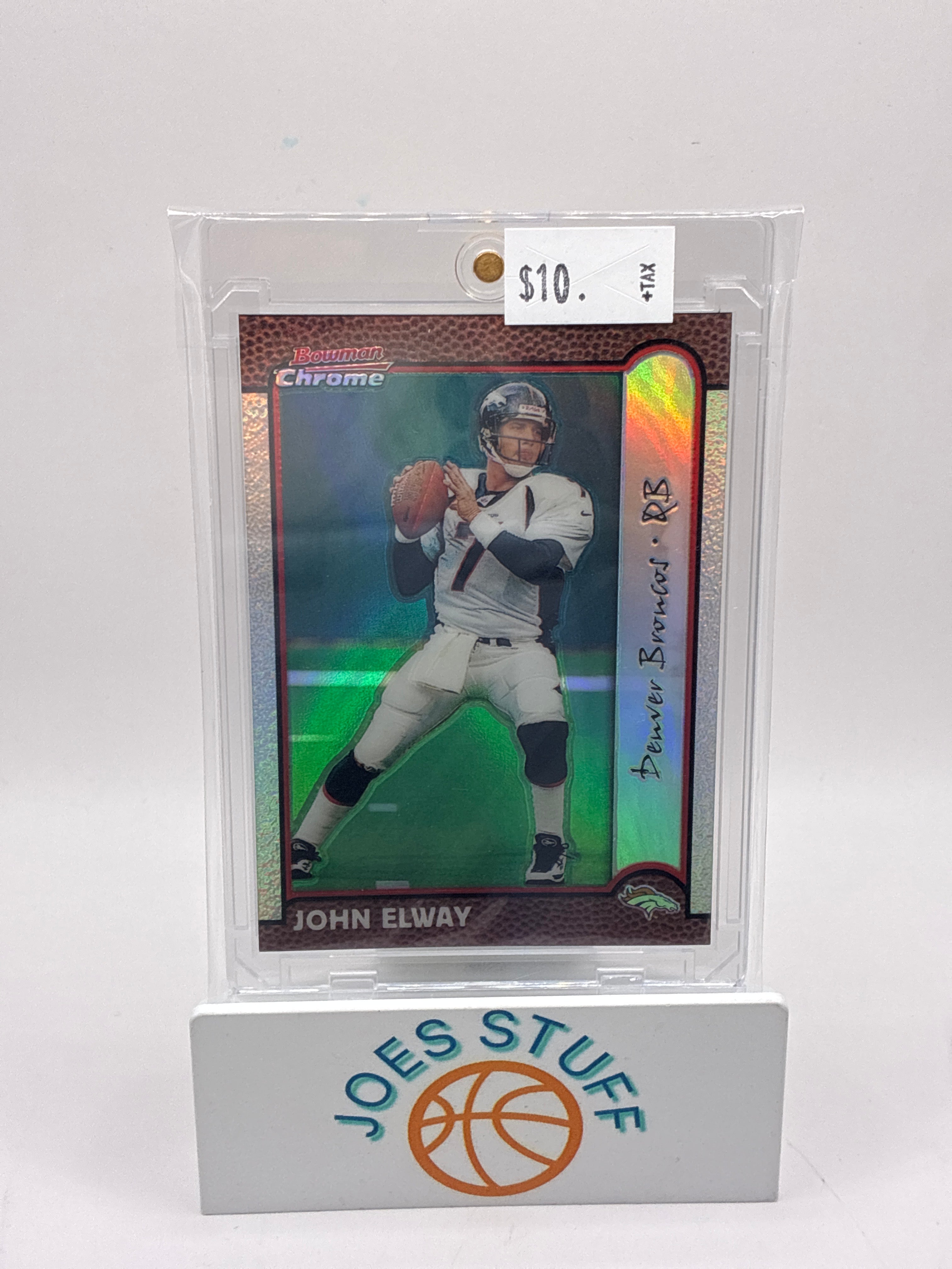 1999 Bowman Chrome John Elway #50 Refractor