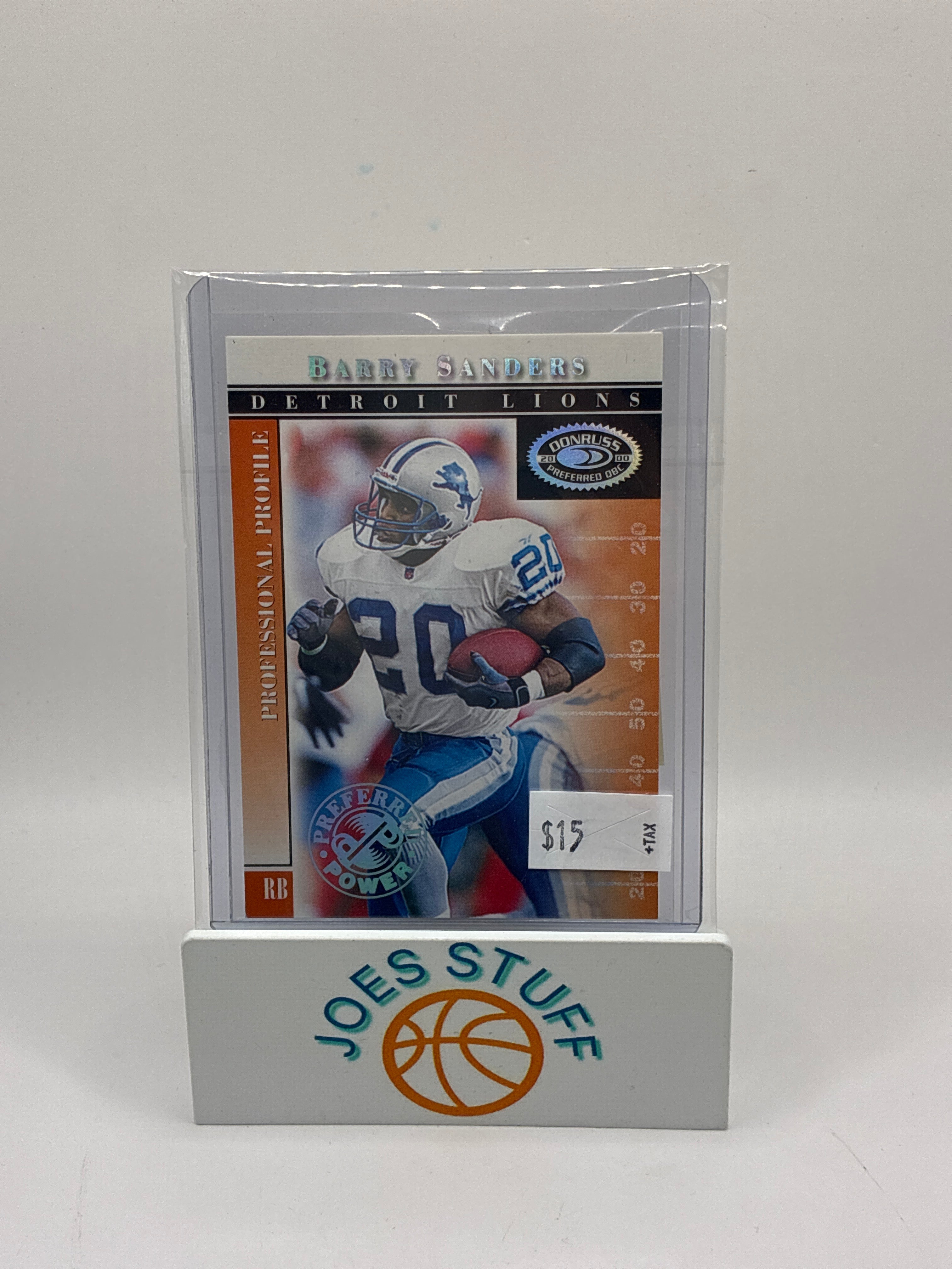 2000 DonRuss Preferred QBC Barry Sanders Preferred Power 104/500