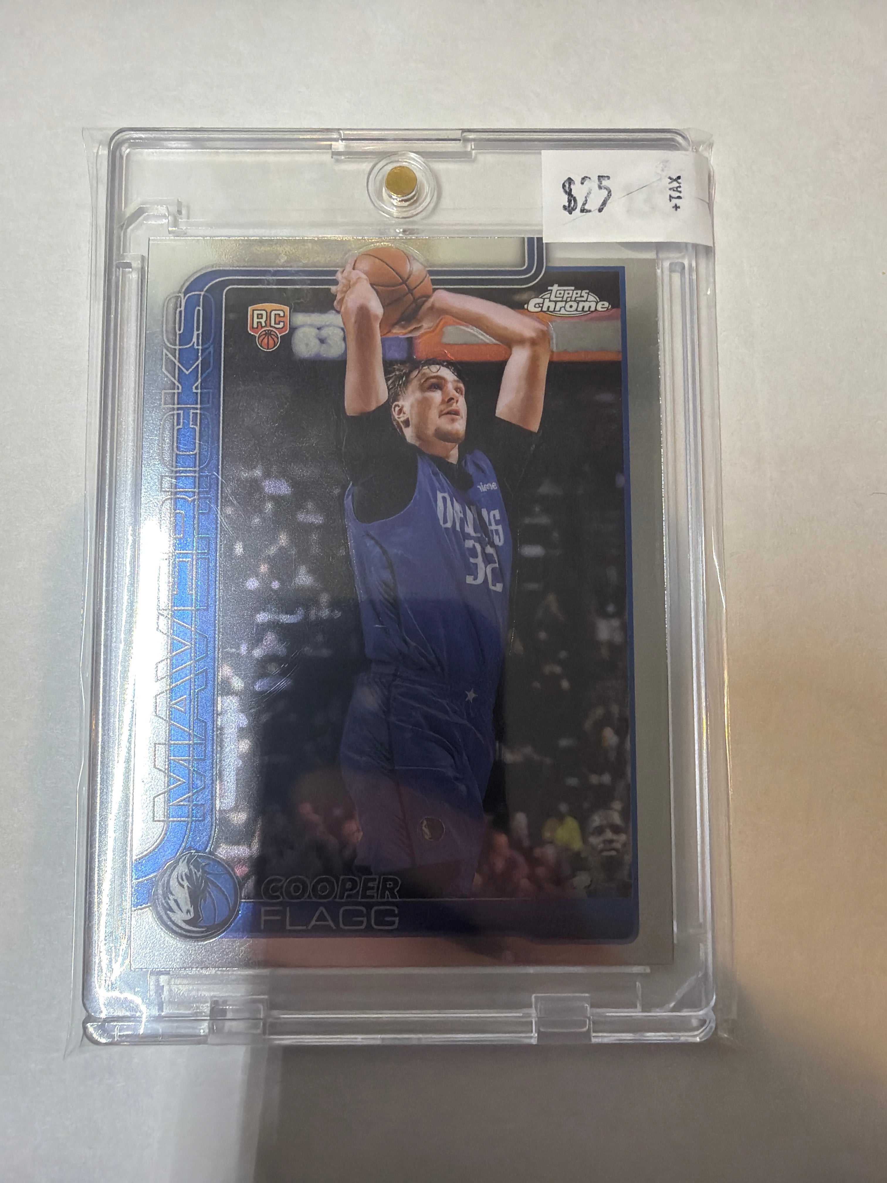 2025 Topps chrome Cooper Flagg rookie card
