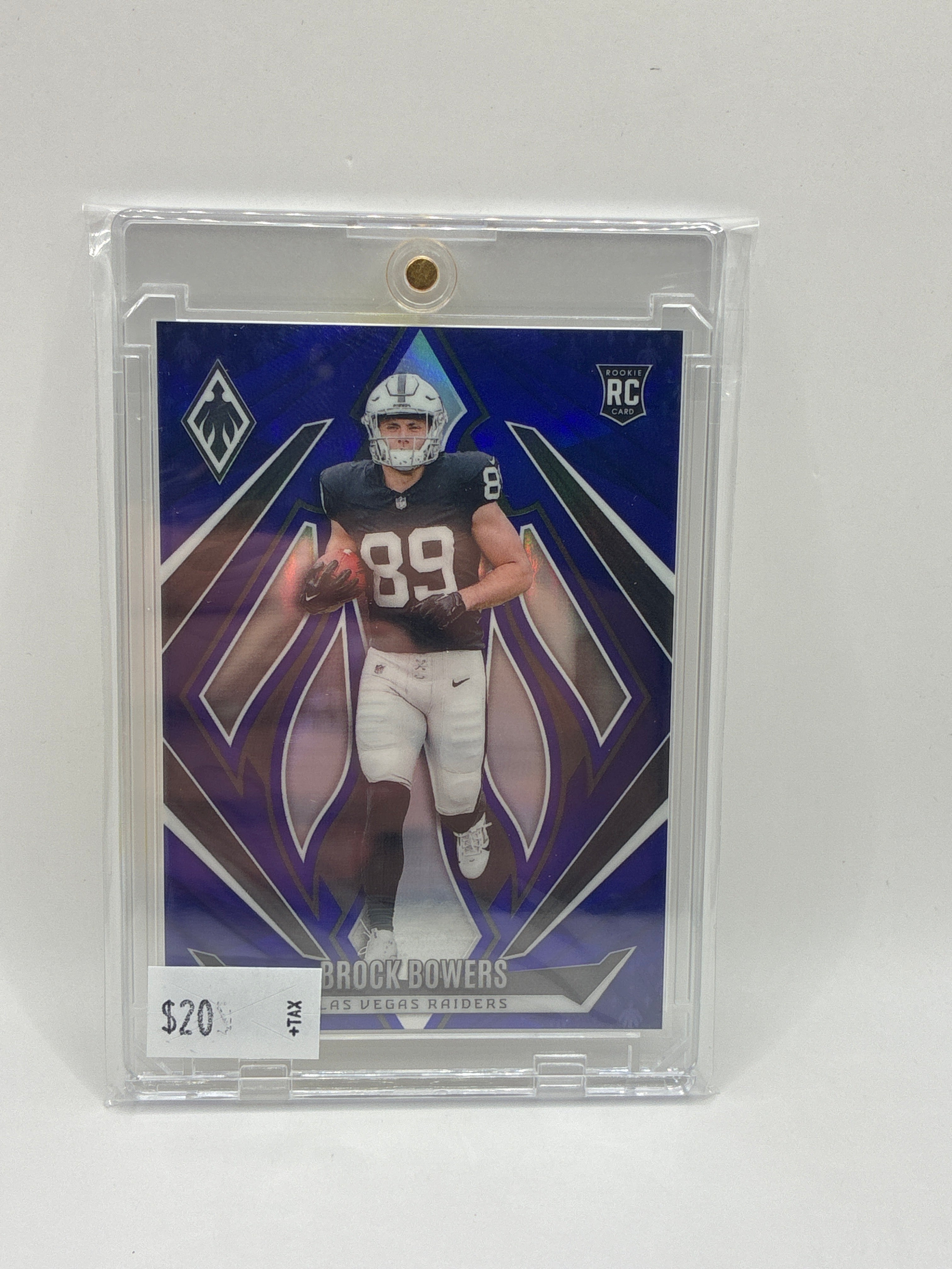 2024 Panini Phoenix Brock Bowers Purple 18/50