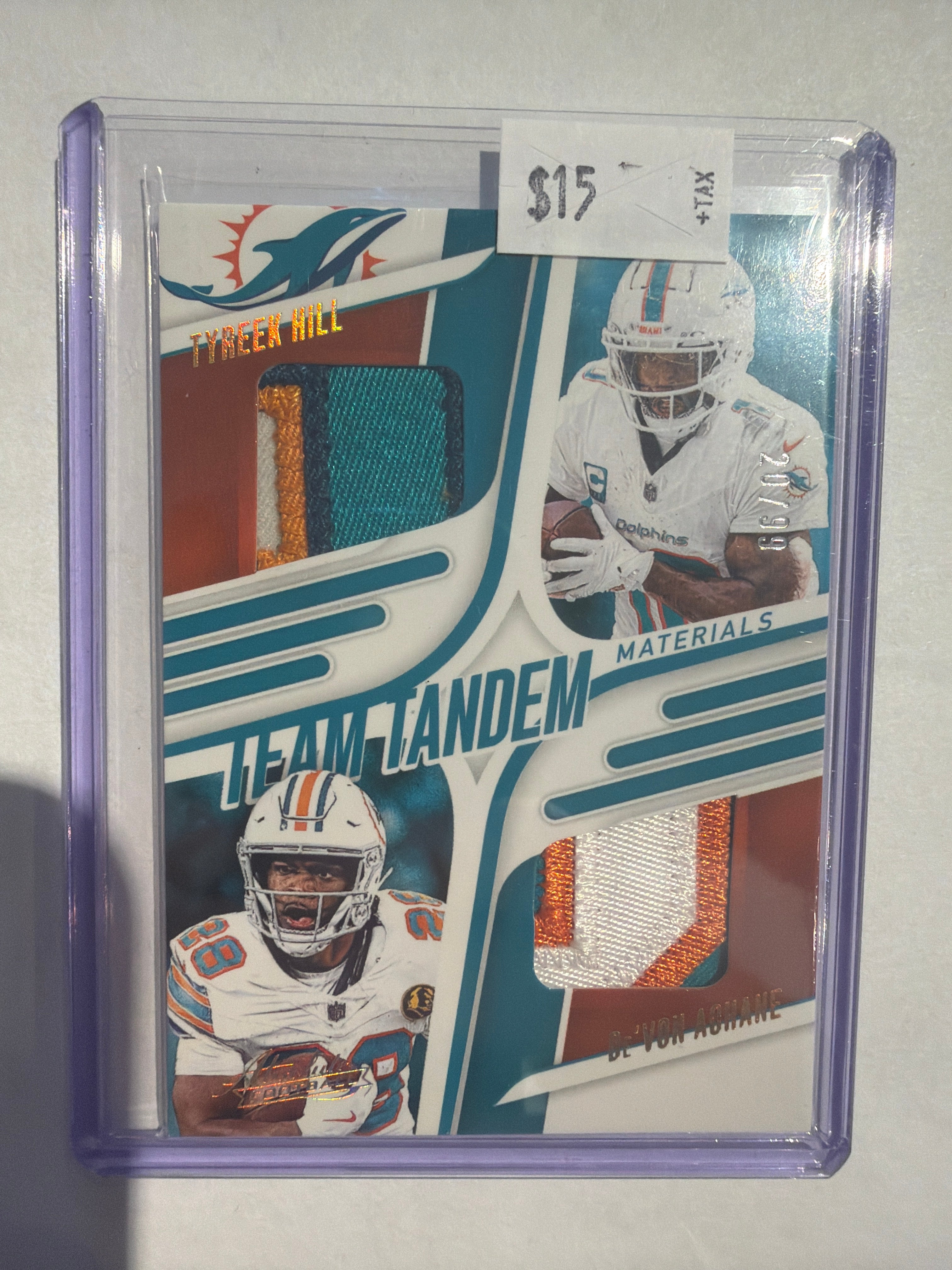 2025 absolute Tyreek Hill Devon Achane patch