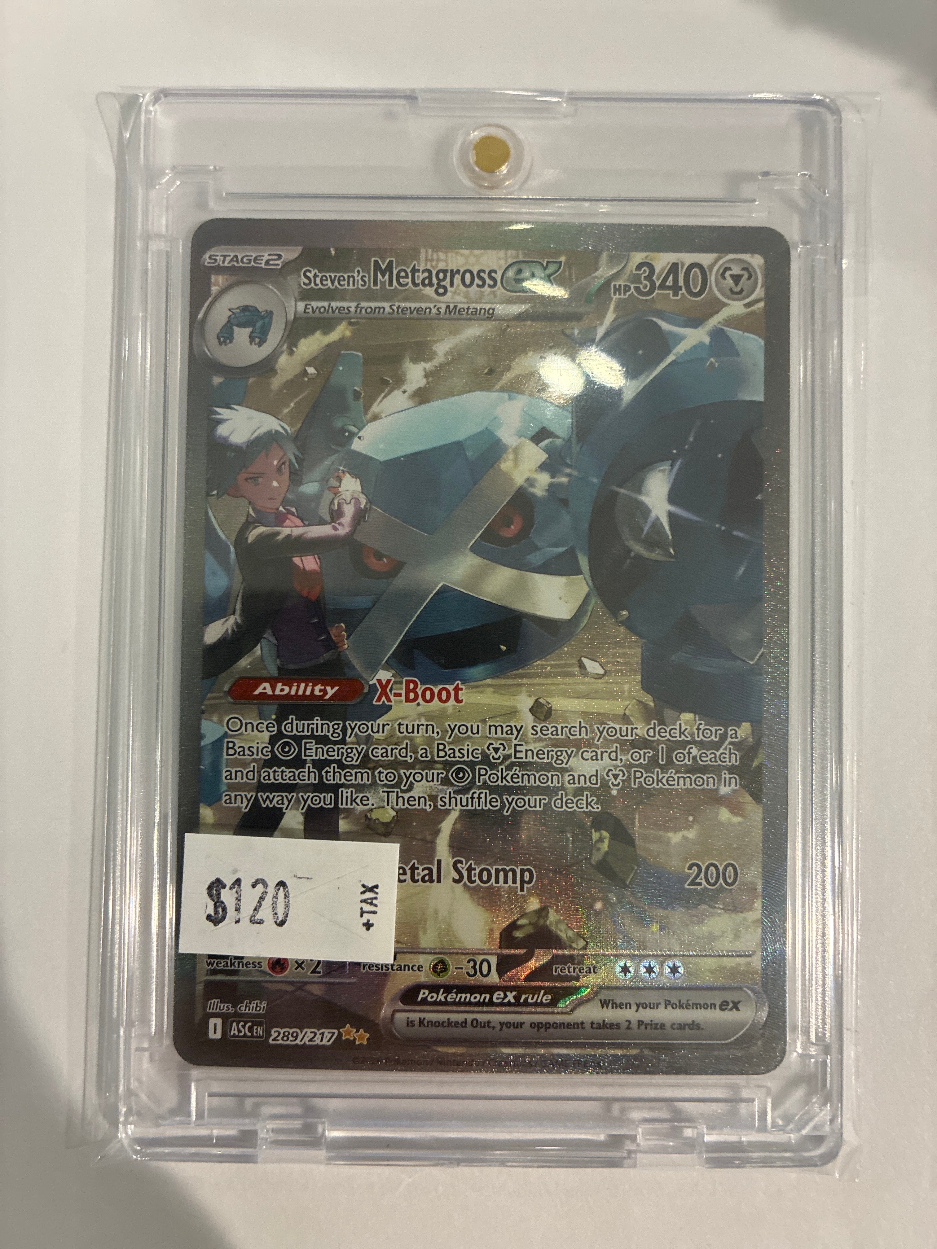 Steven’s Metagross ex 289/217 Ascended Heroes Holo