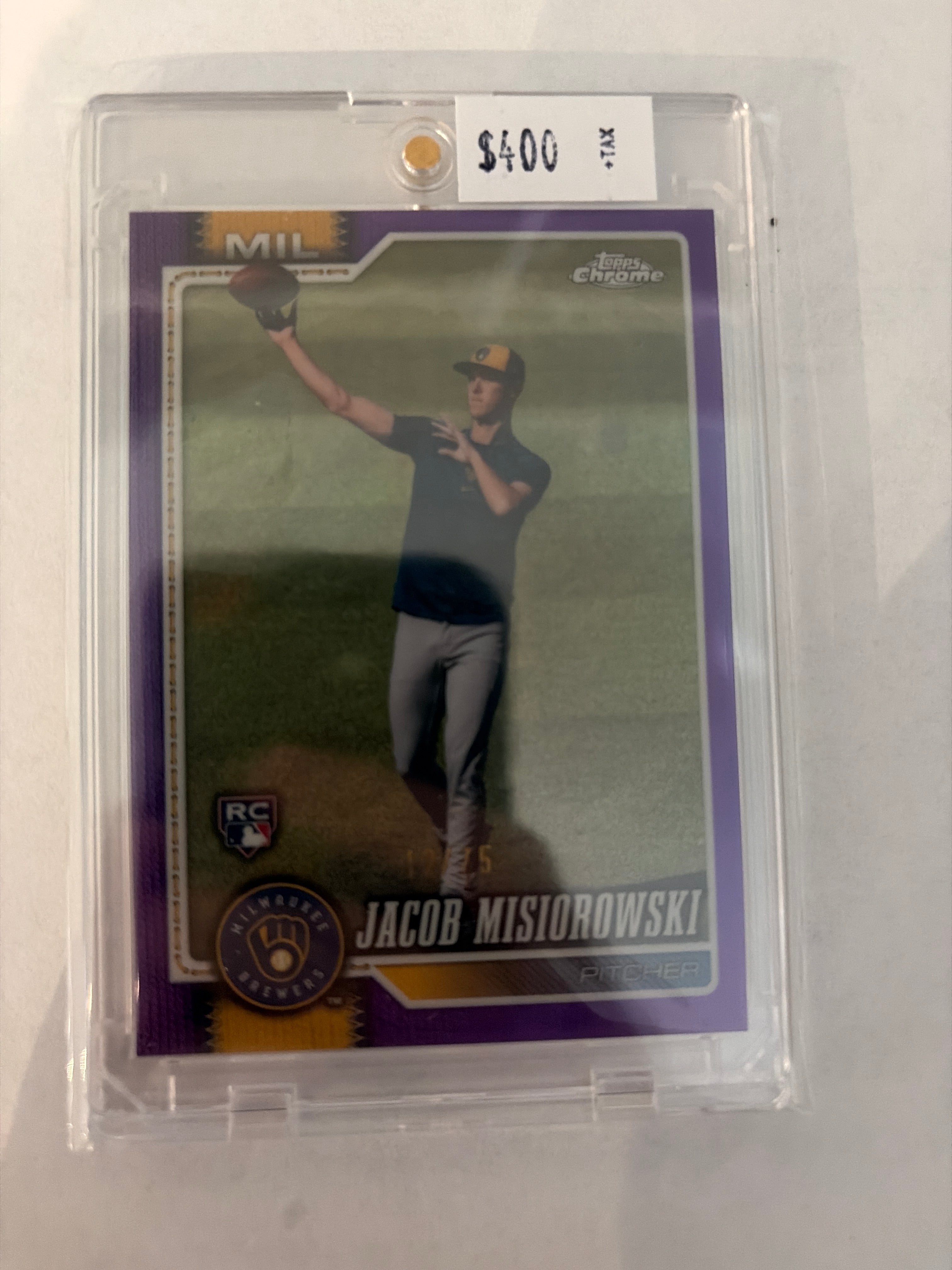 2026 Topps Jacob misiorowski 12/75