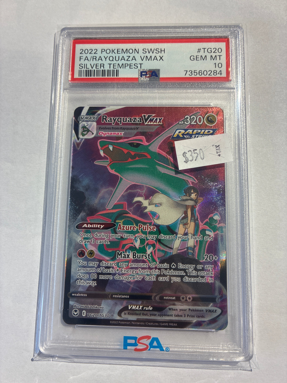 Rayquaza Vmax TG20/TG30 PSA10