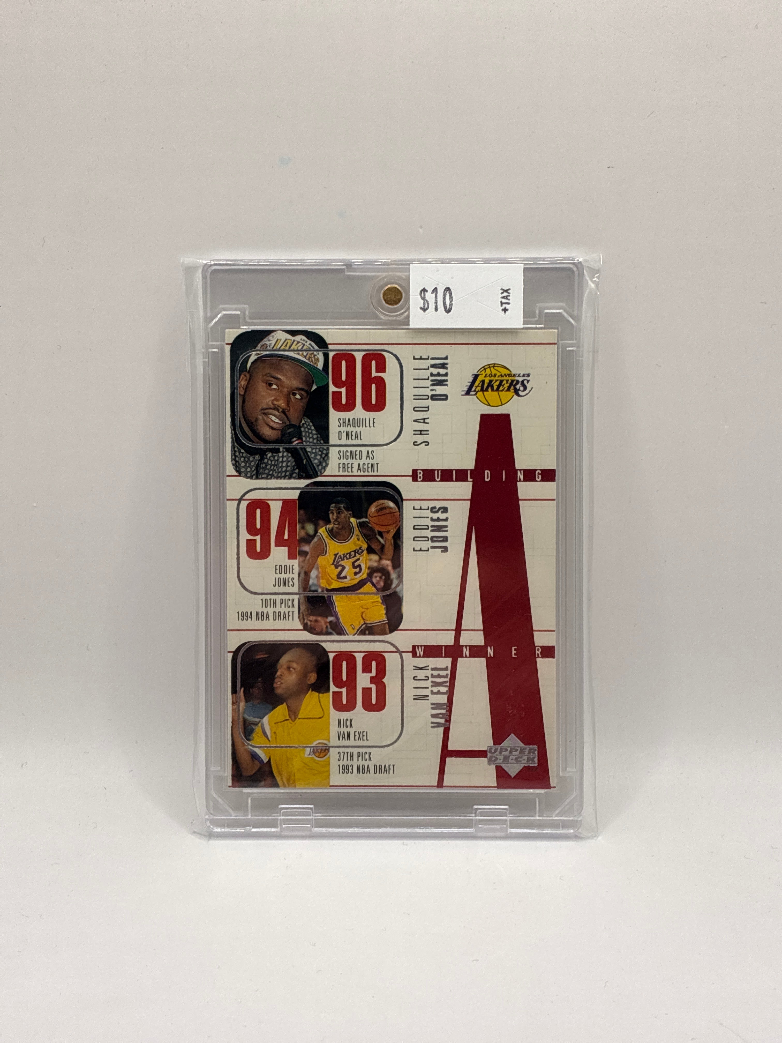 1996-97 Upper Deck Building a Winner Kobe Bryant, Shaquille O’Neal, Eddie Jones #148