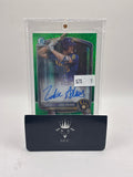 2025 Bowman Chrome Mega Box Chrome Prospect Mojo Autographs Luke Adams Green Refractor 77/99