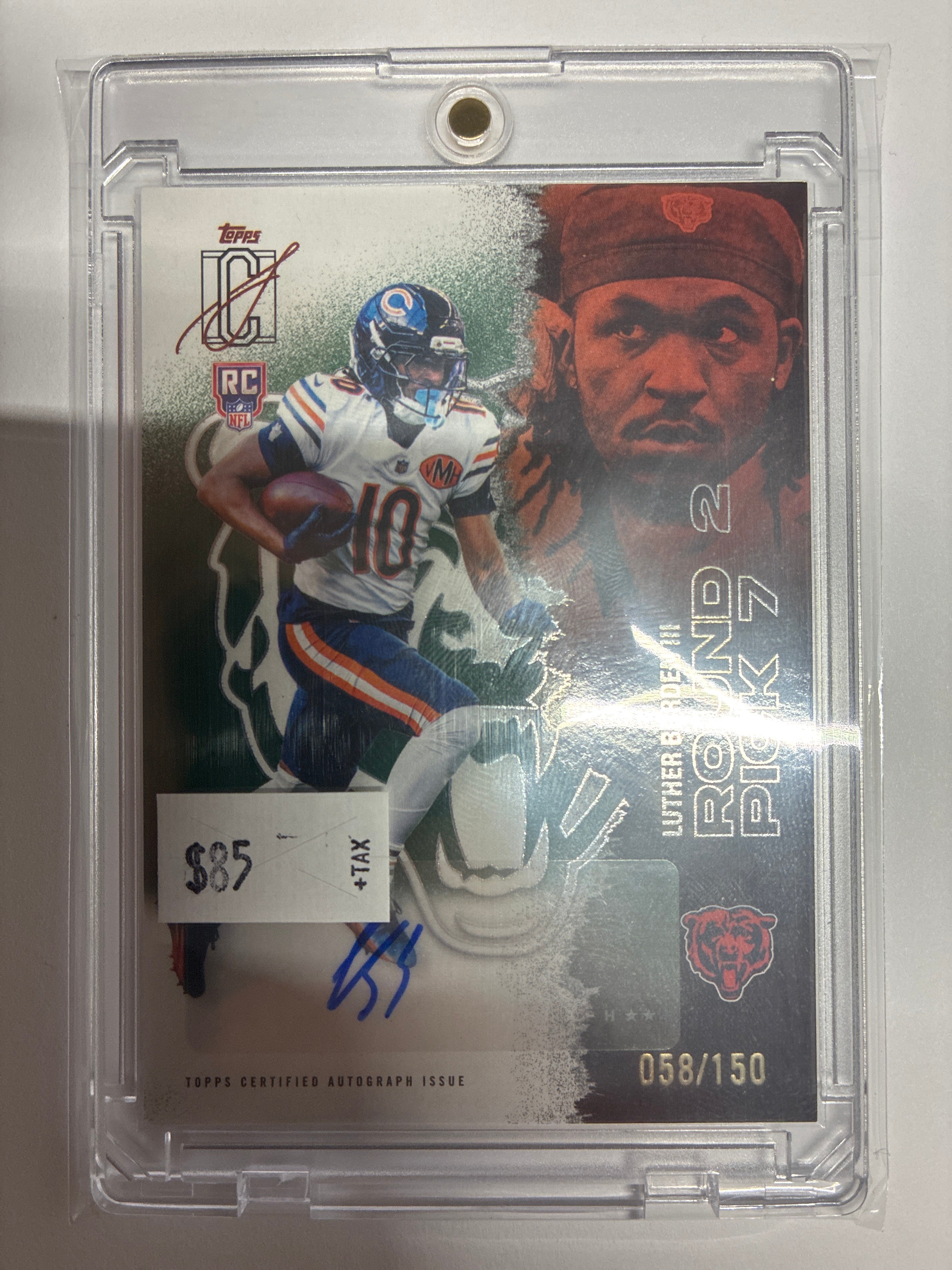2025 Topps Signature Class Rookies Luther Burden #232 Silver Auto 058/150