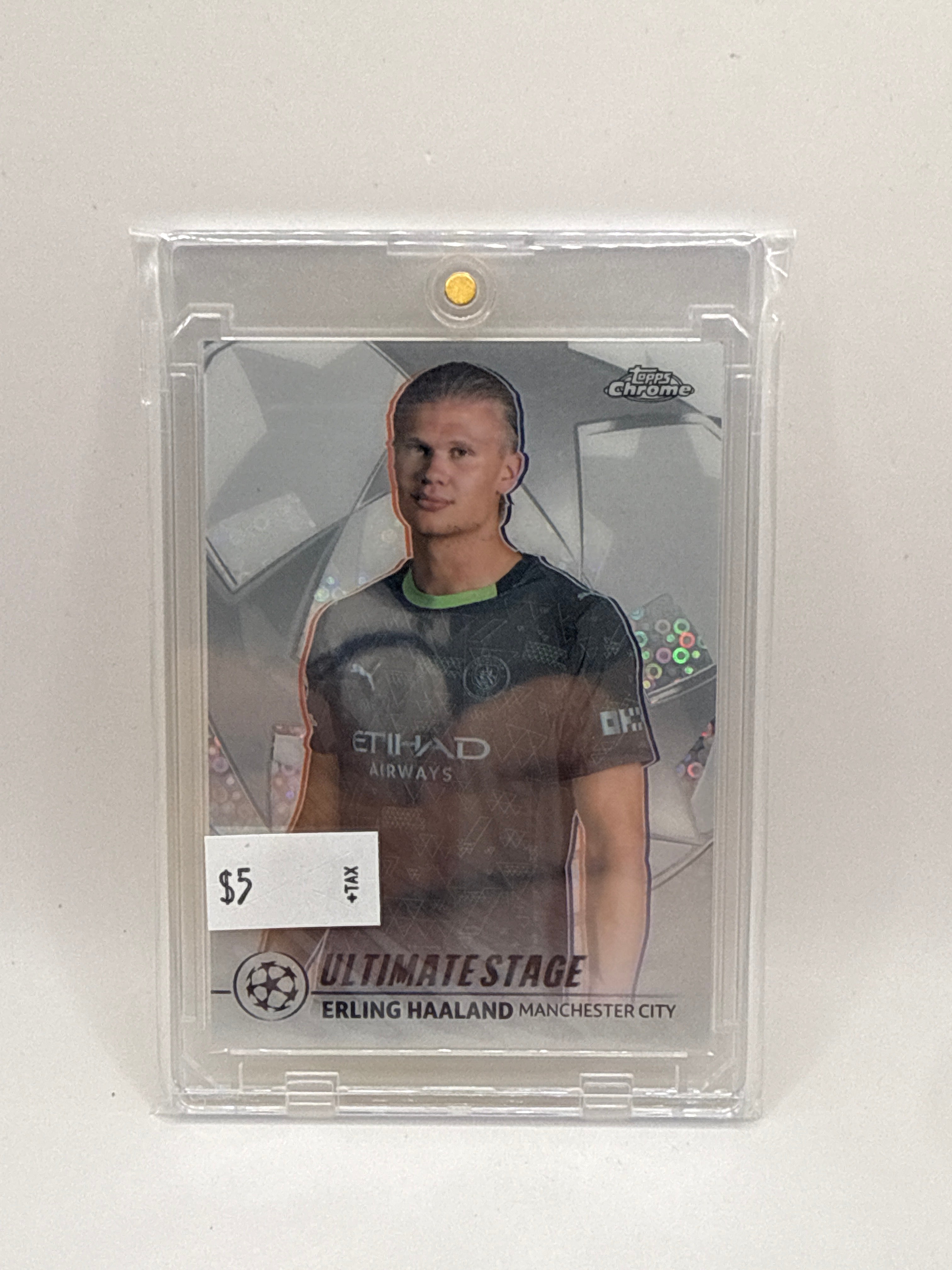 2026 Topps Chrome Erling Haaland Ultimate Stage disco