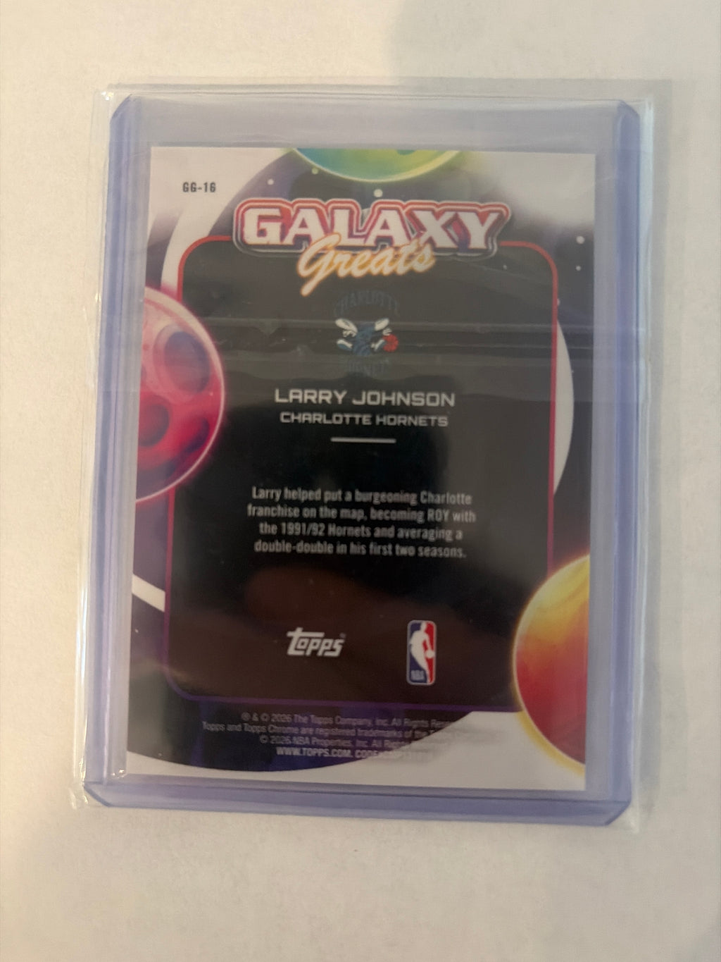 2026 Larry Johnson galaxy greats 2/5