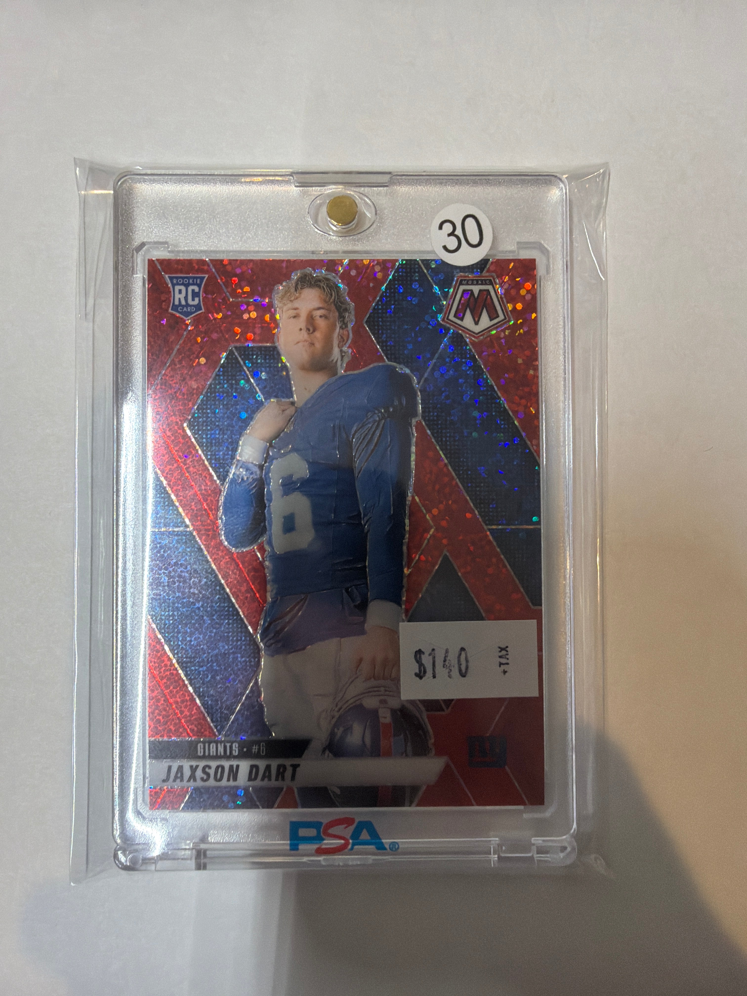 2025 mosaic Jaxson dart rookie card
