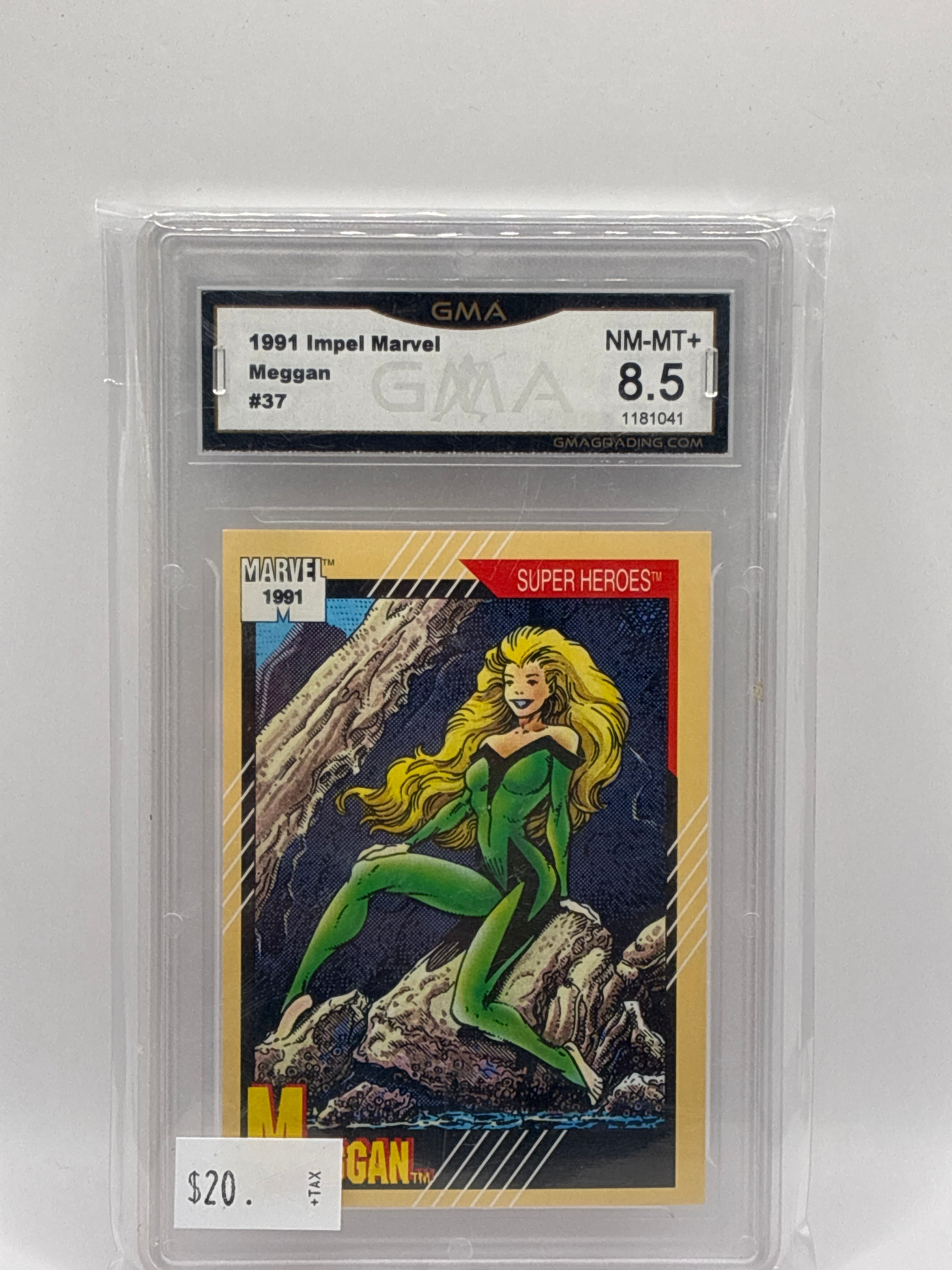 1991 Marvel Meggan GMA 8.5