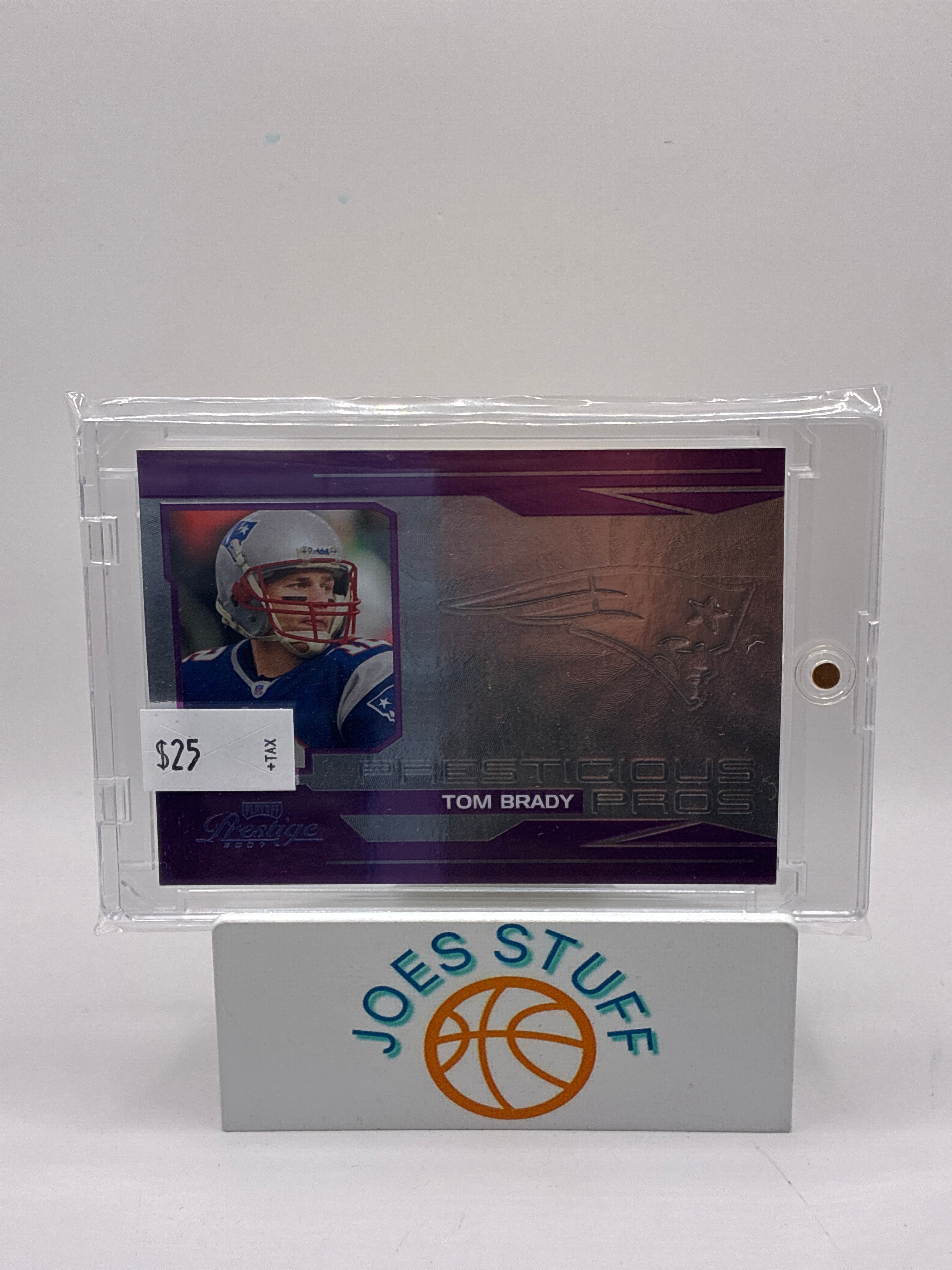 2007 Playoff Prestige Tom Brady Prestigious Pros Purple 001/250