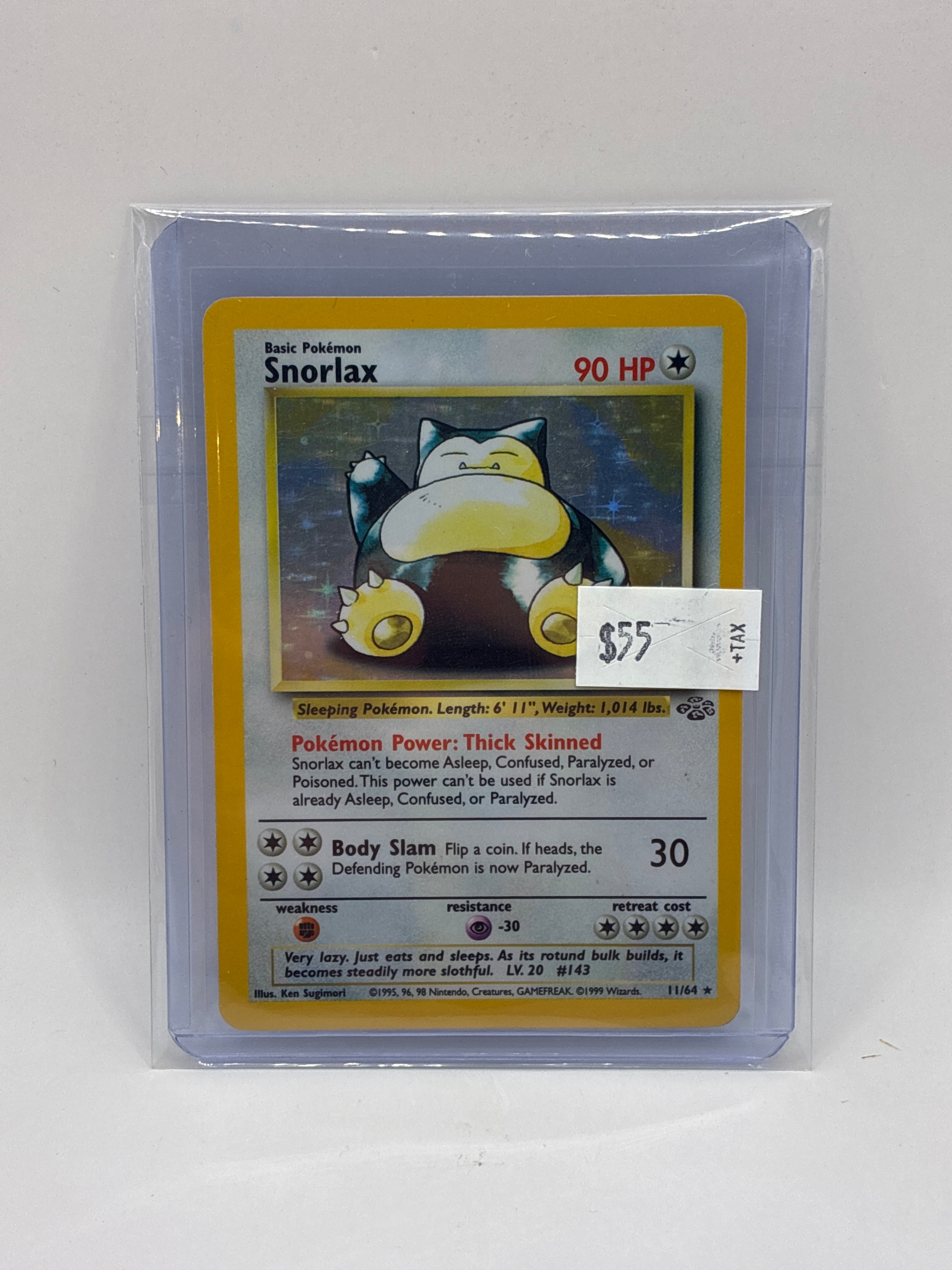 Snorlax 11/64 Jungle Holo