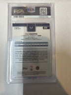 2025 Topps chrome Kon Knueppel basketball refractor PSA9