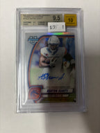 2024 bowman chrome university prospect autographs Ashton Jeanty beckett 9.5 auto 10