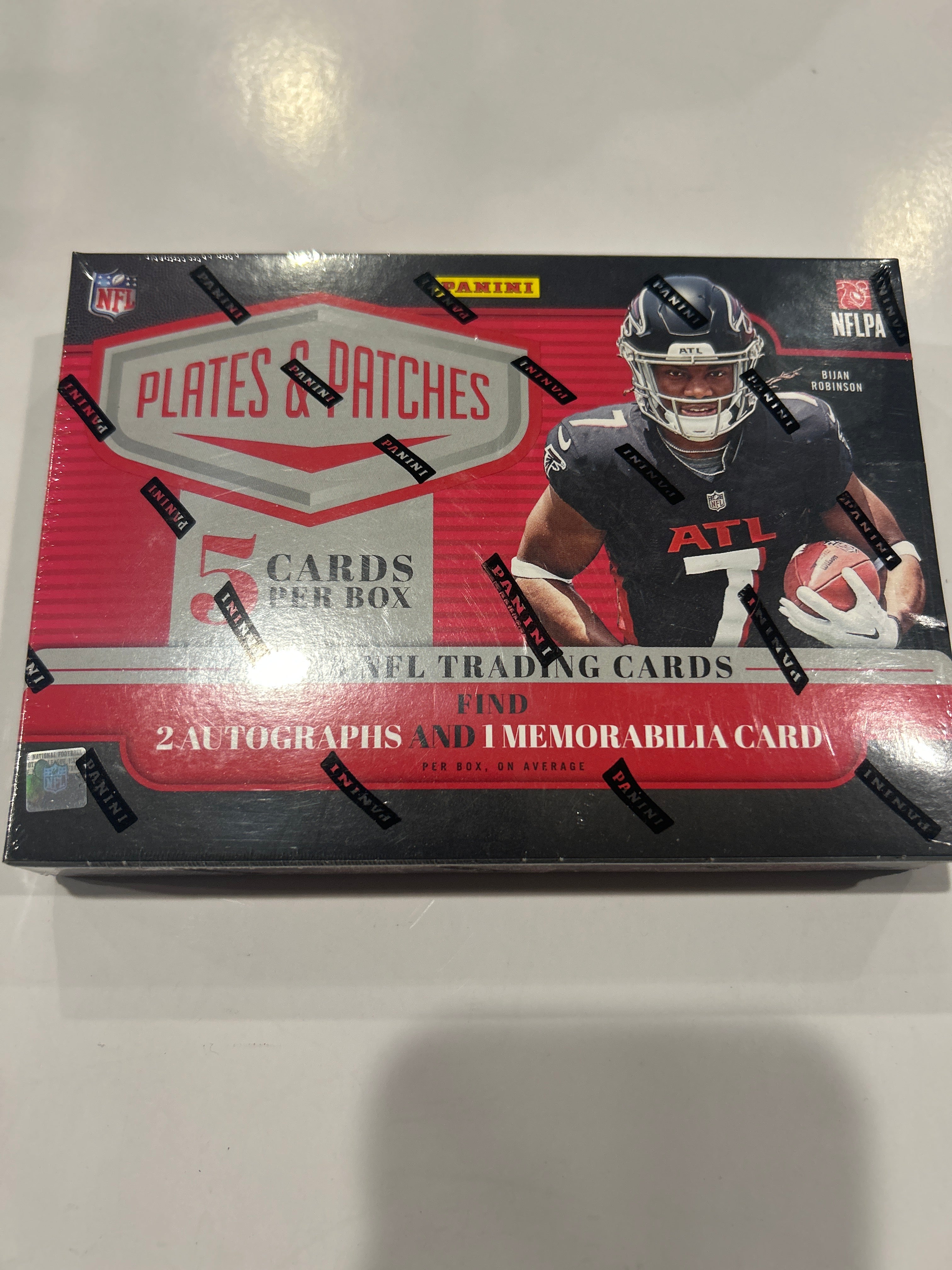 2023 Panini Plates & Patches Football Hobby Box