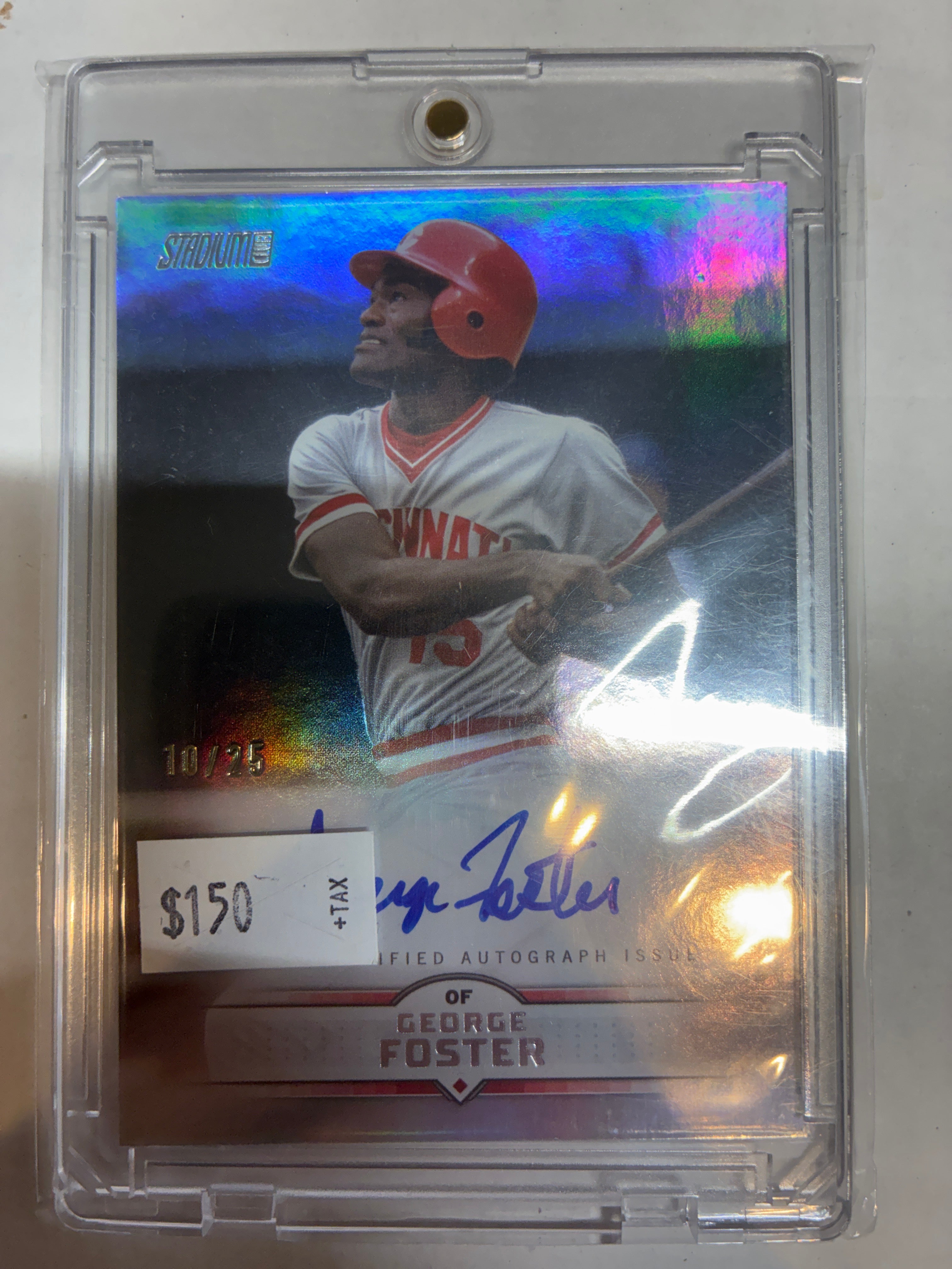 2025 Topps Stadium Club George Foster Auto 10/25