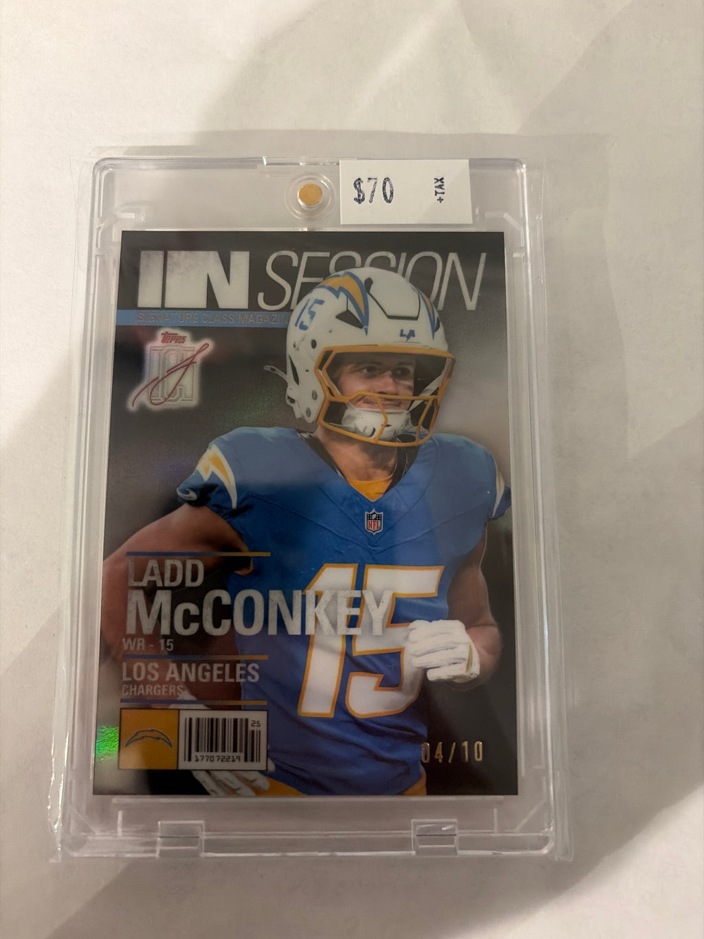 2025 Topps Signature Ladd McConkey IN SEASON /10