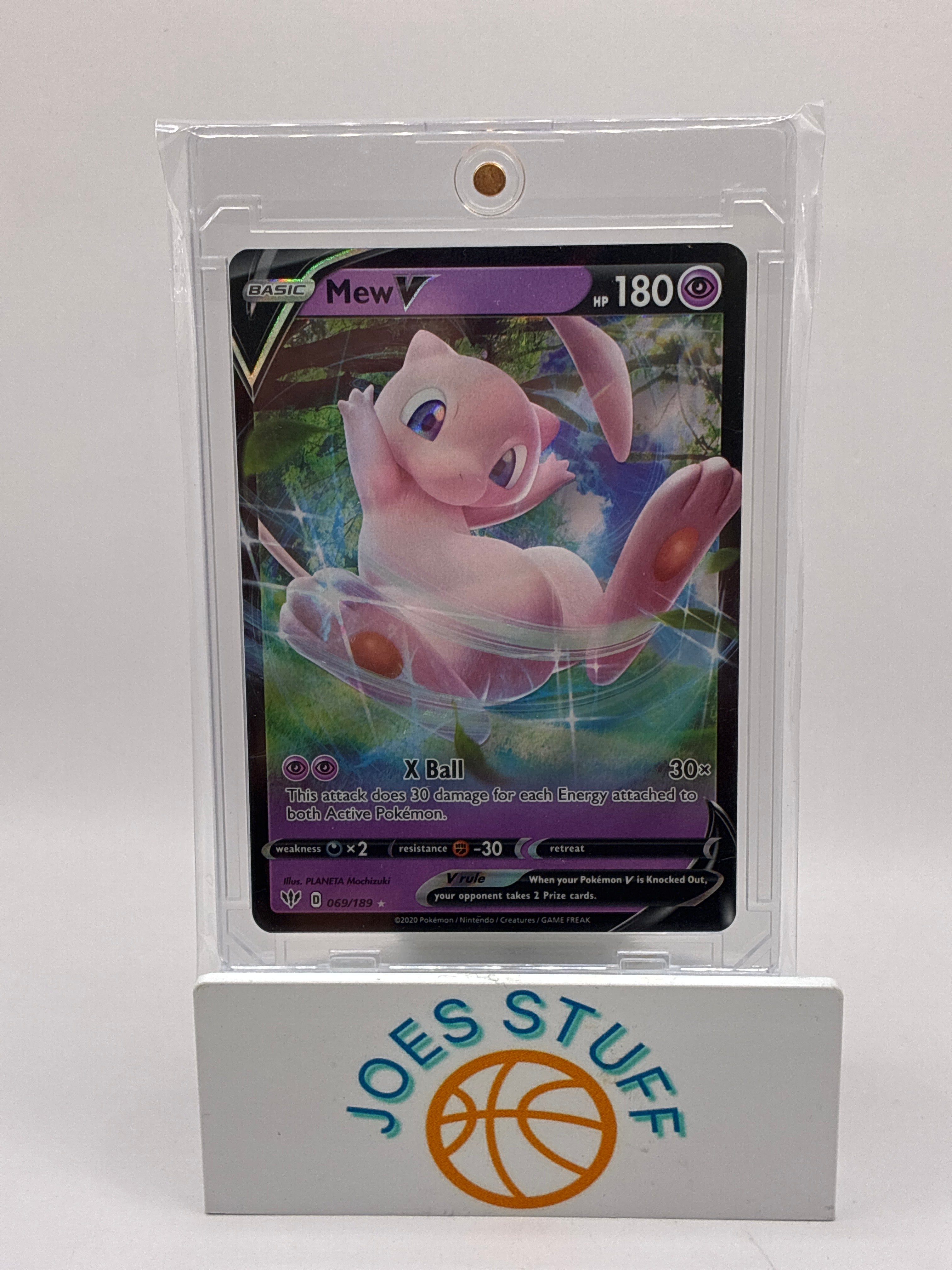 Mew V 069/189 Swsh03: Darkness Ablaze Holo