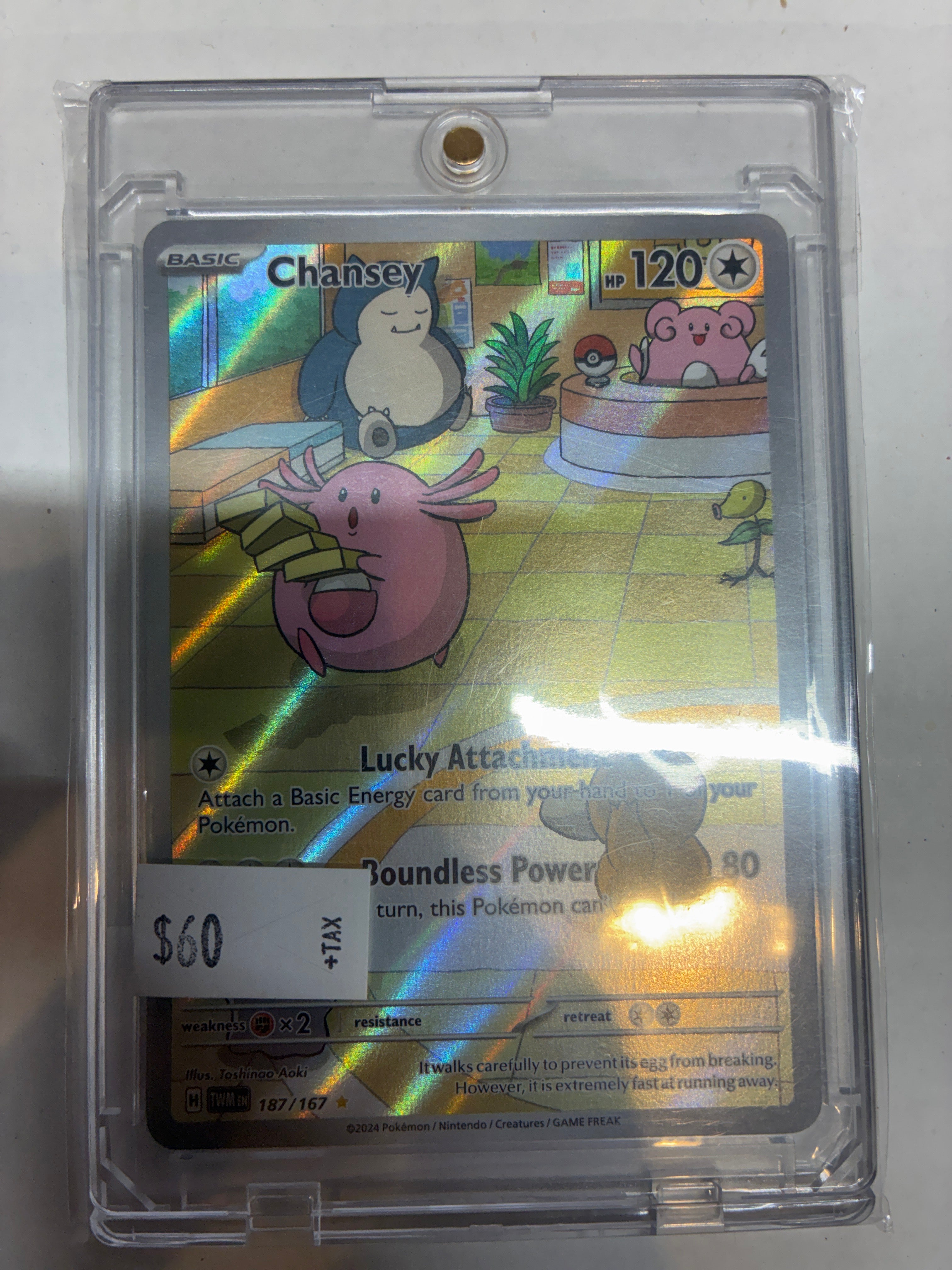 Chansey 187/167 Sc06: Twilight Masquerade Holo