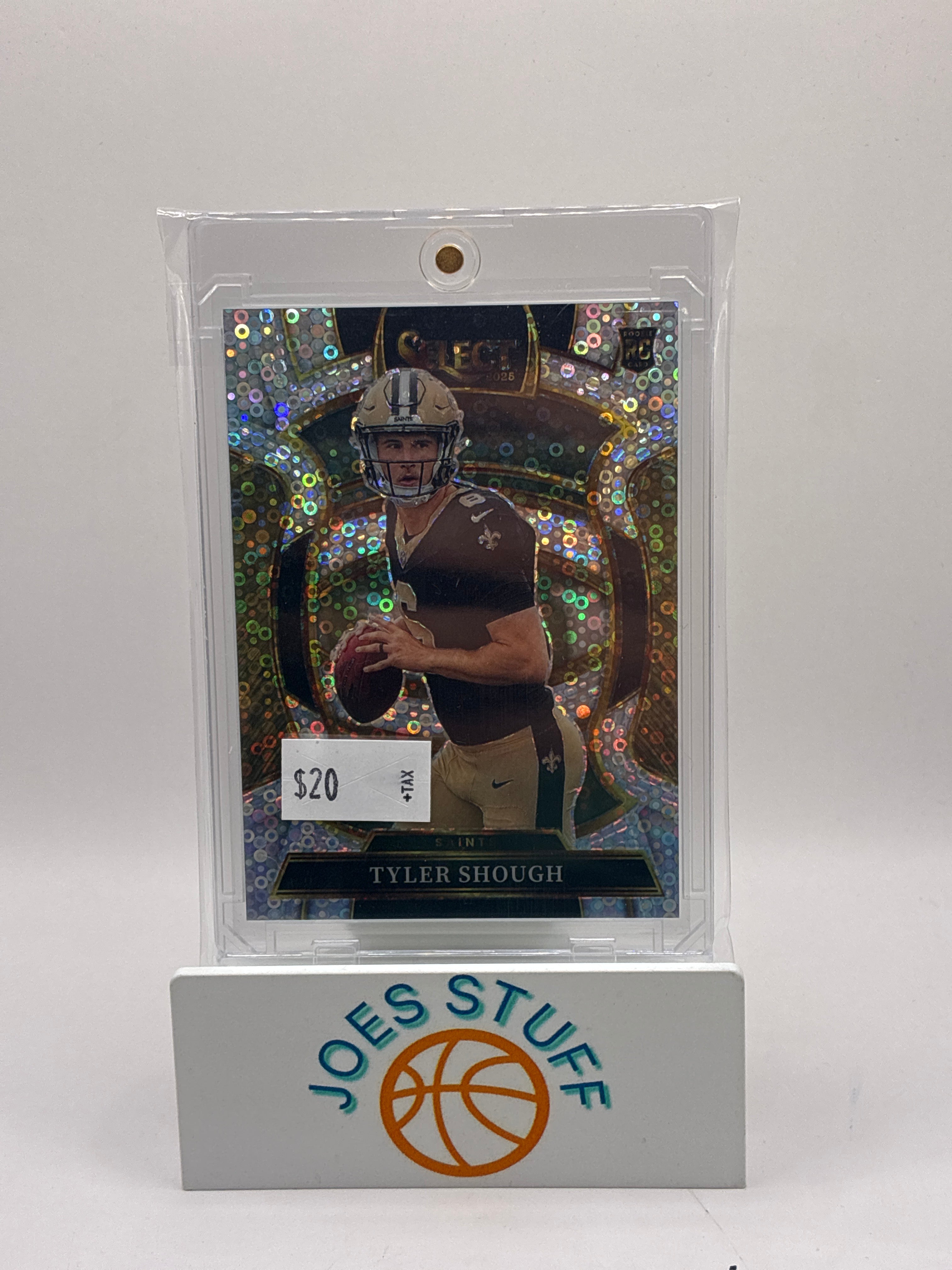 2025 Panini Select Tyler Shough Concourse Disco Prizm