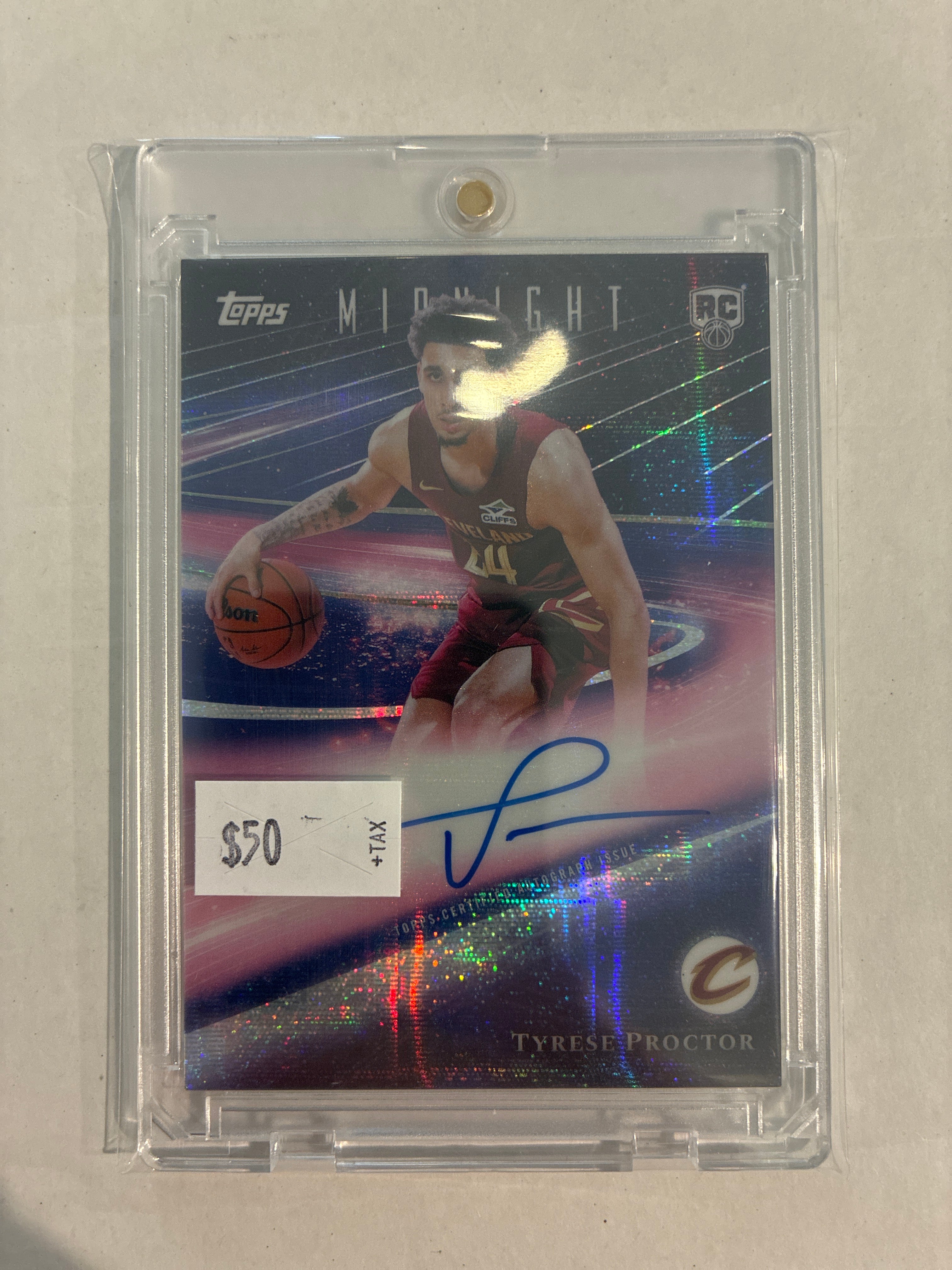 2025 Topps Basketball Tyrese Proctor Midnight Auto