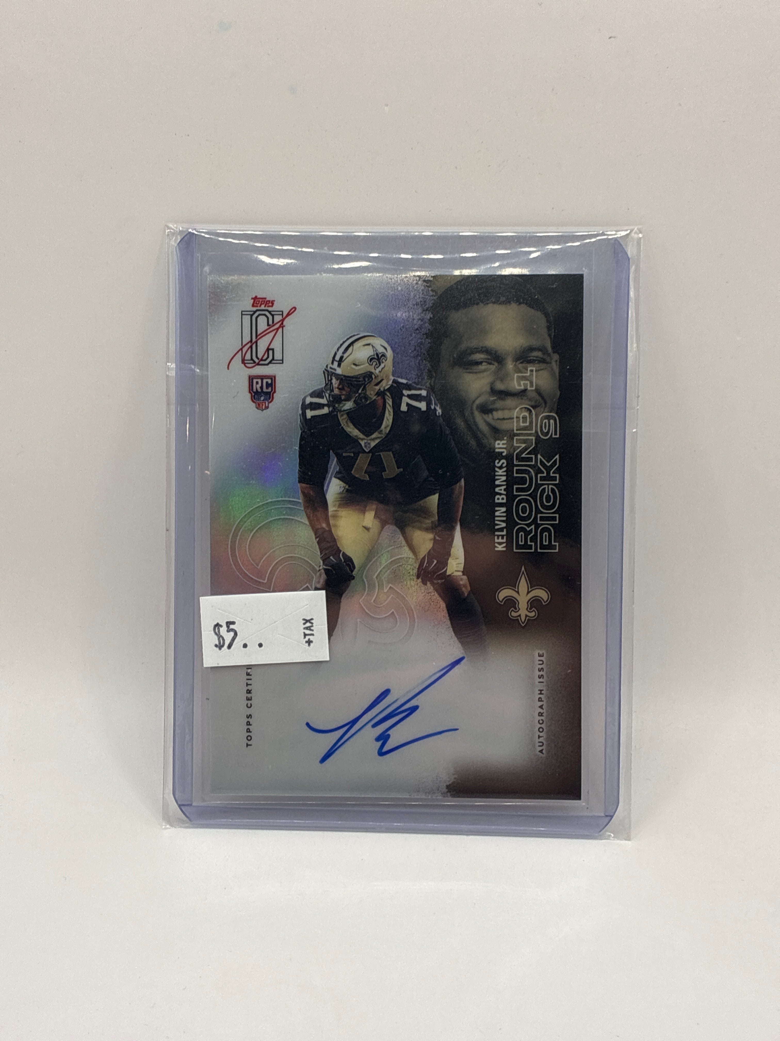 2025 Topps Signature Class Kelvin Banks Jr. Auto
