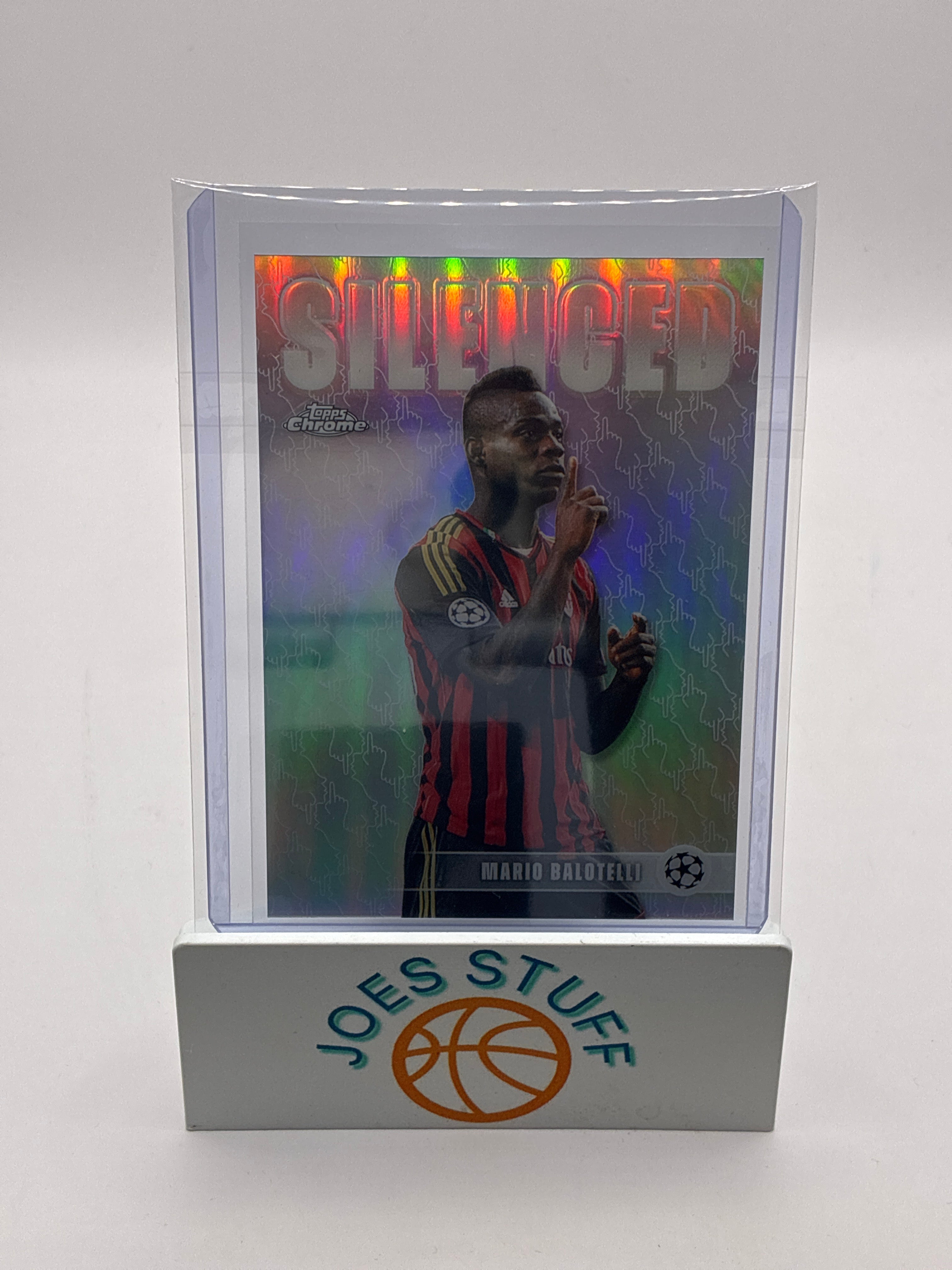 2025-26 Topps Chrome UEFA Silenced Refractor Mario Ballotelli