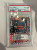 2024 Panini Mosaic Bub Carrington RK SSN Ticket AU-VAR-White /25 PSA 9