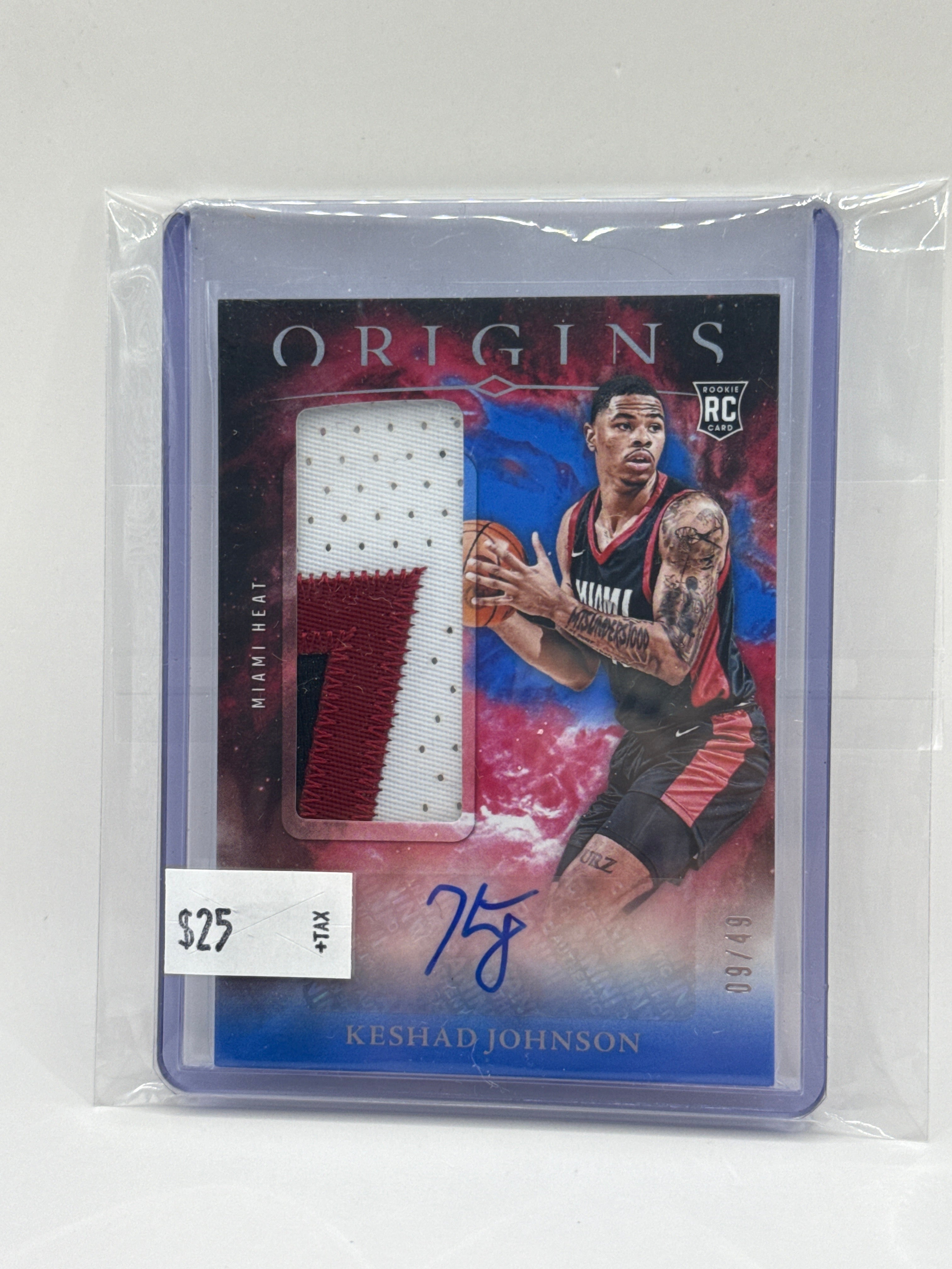 2025 Origins Keshad Johnson RPA Blue 09/49