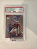 2020 panini mosaic Justin Jefferson reactive green PSA10