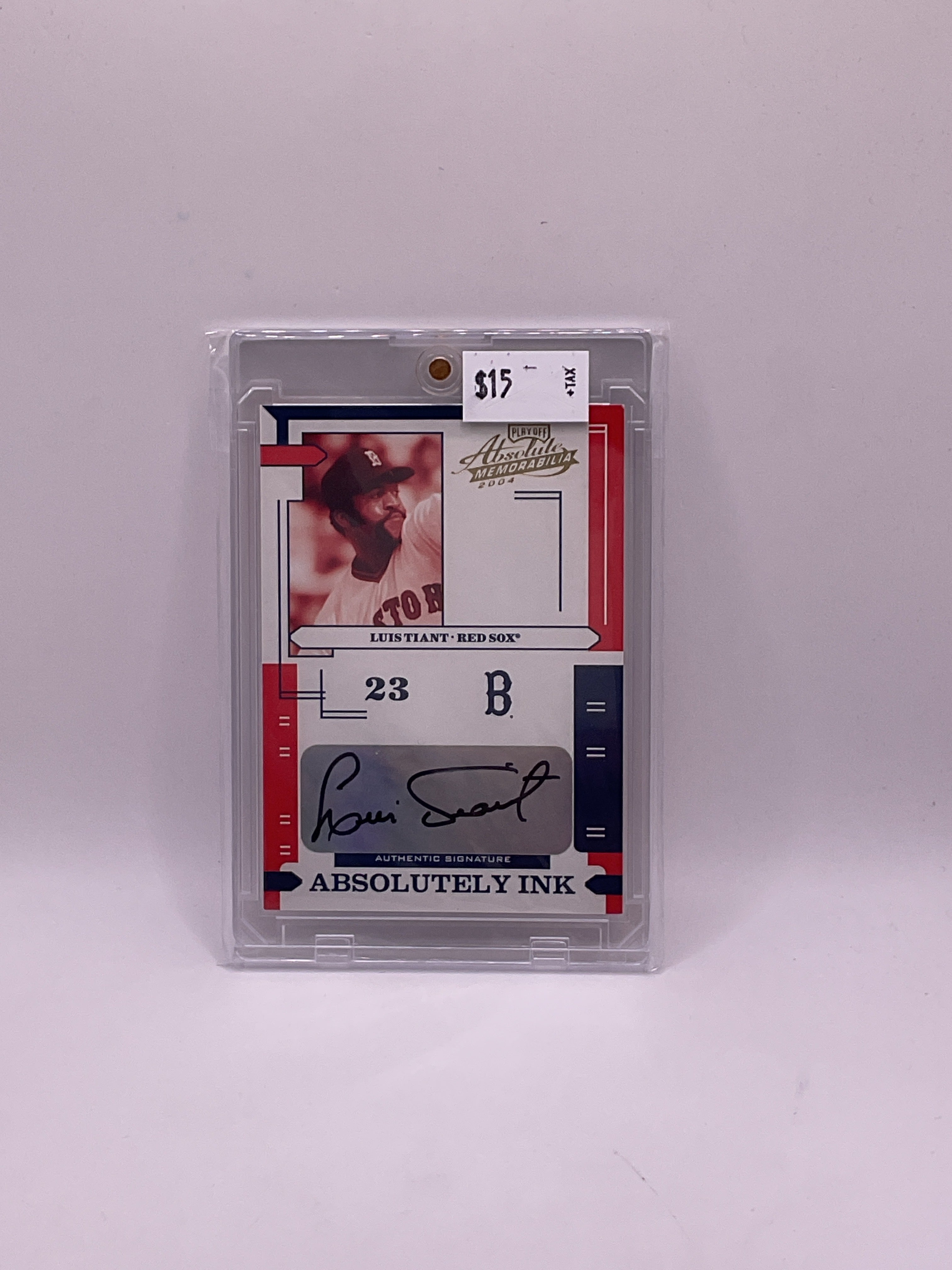 2004 Playoff Absolute Memorabilia Absolutely Ink Luis Tiant Autograph 054/100