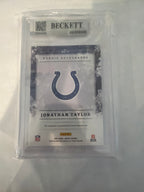 2020 Panini origins rookie autographs Jonathan Taylor Beckett 8.5