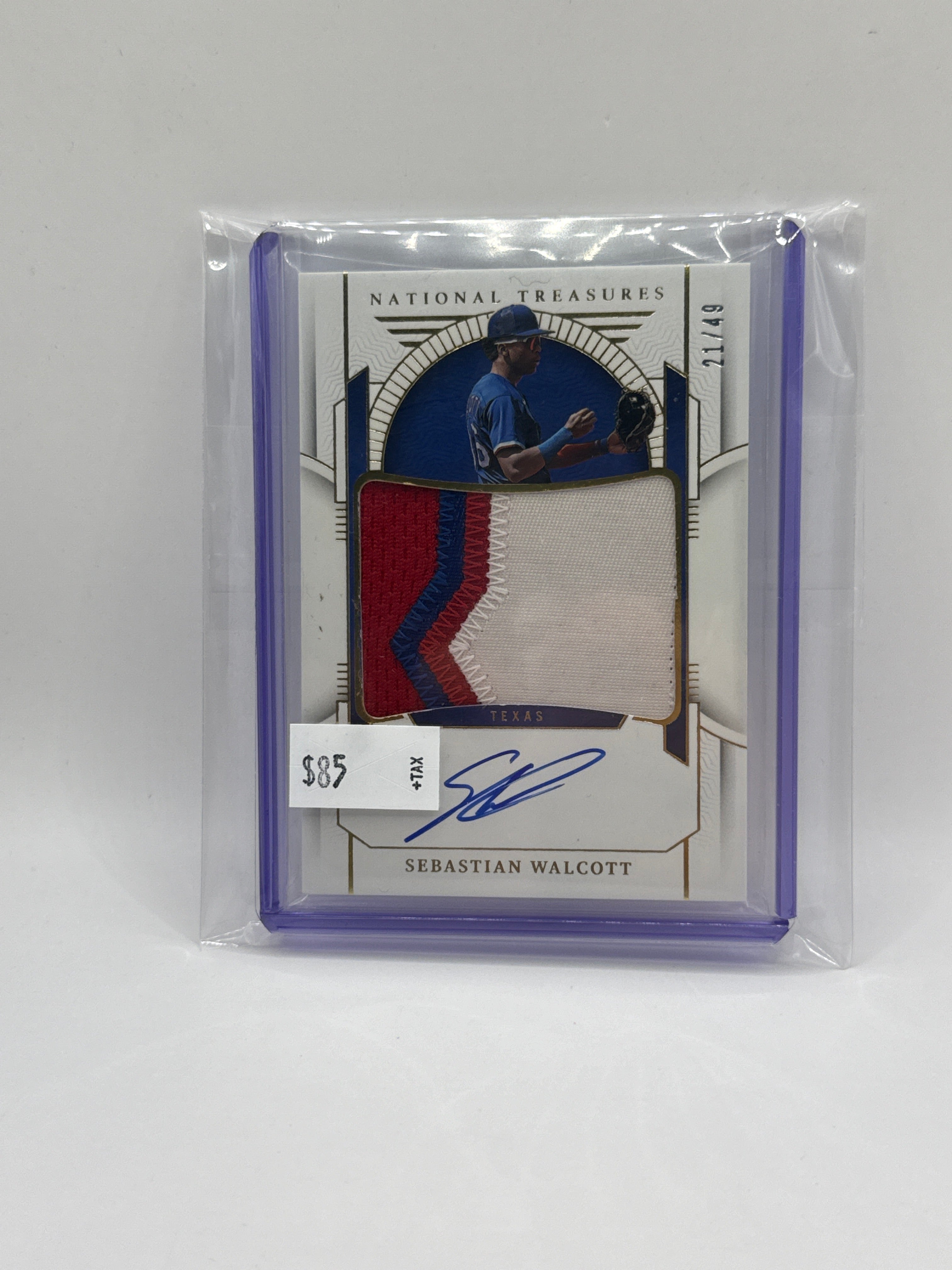 2024 National Treasures Sebastian Walcott Patch Auto 21/49