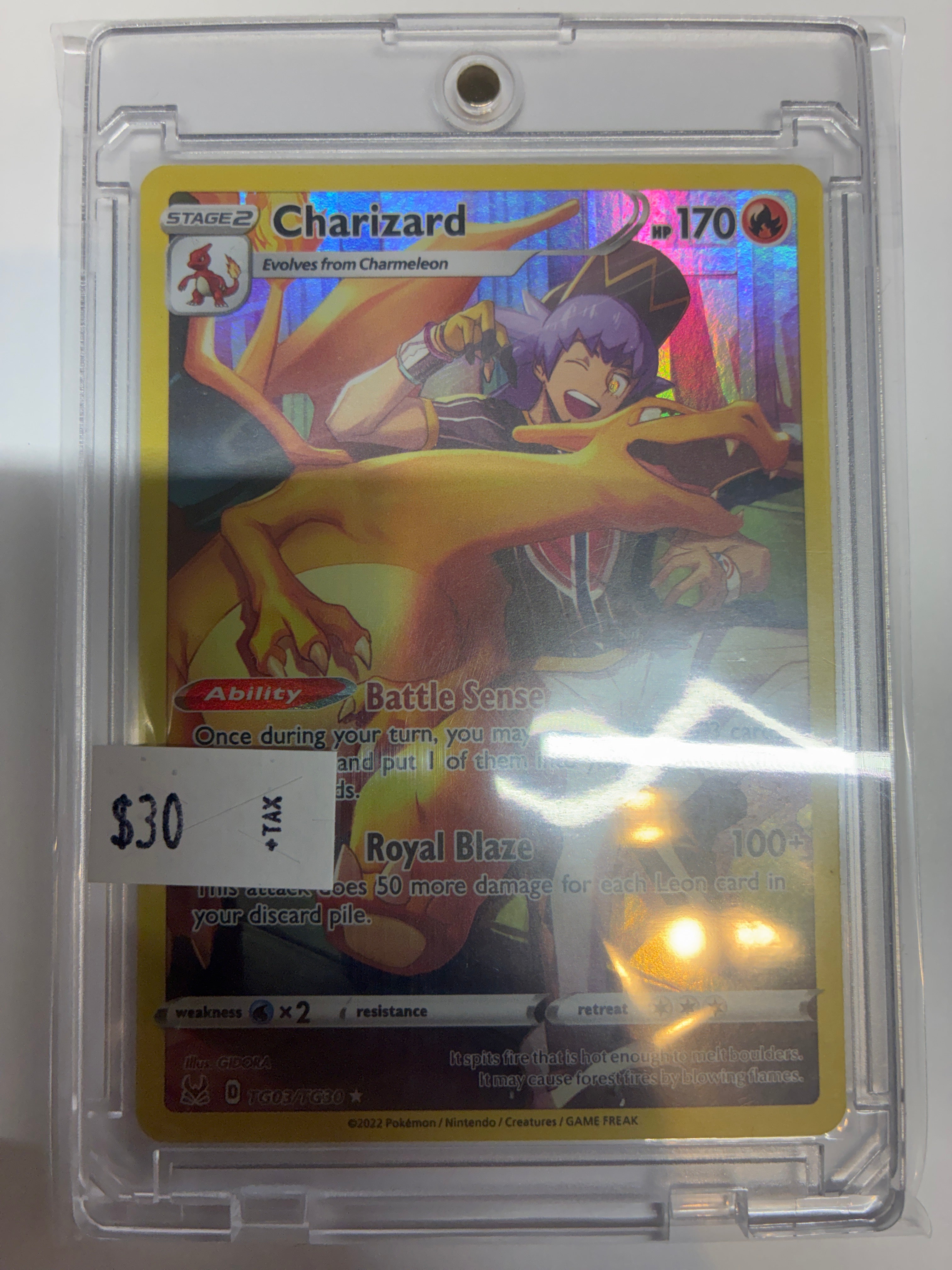 Charizard TG03/TG30 Swsh11: Lost Origin Trainer Gallery Holo