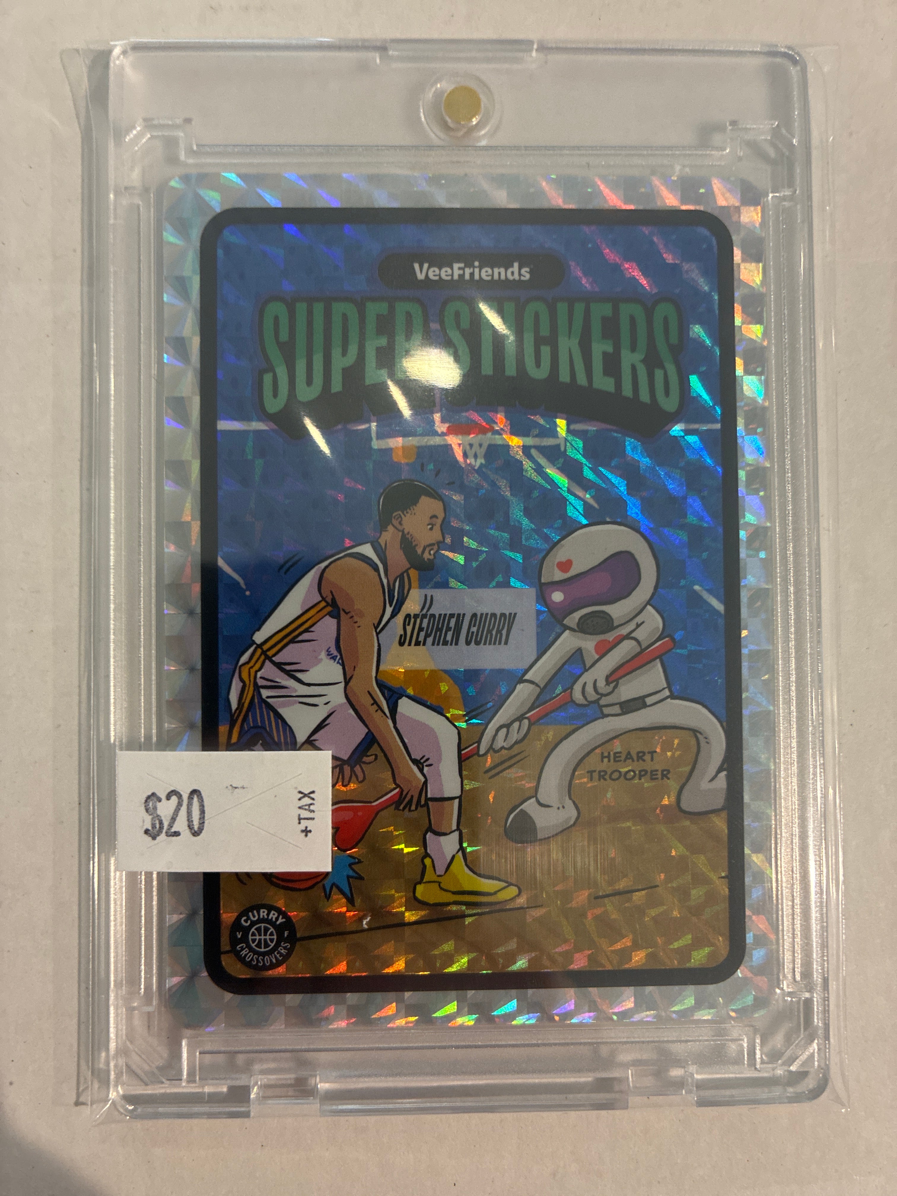 2025 VeeFriends Steph Curry Stickers Heart Trooper
