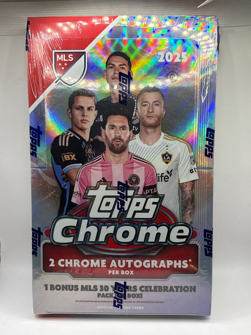 2025 Topps Chrome Soccer Hobby Box