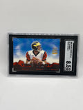 2000 Pacific Crown Royale #2 Tom Brady Rookie Football Card Royalty SGC 8.5 Nice