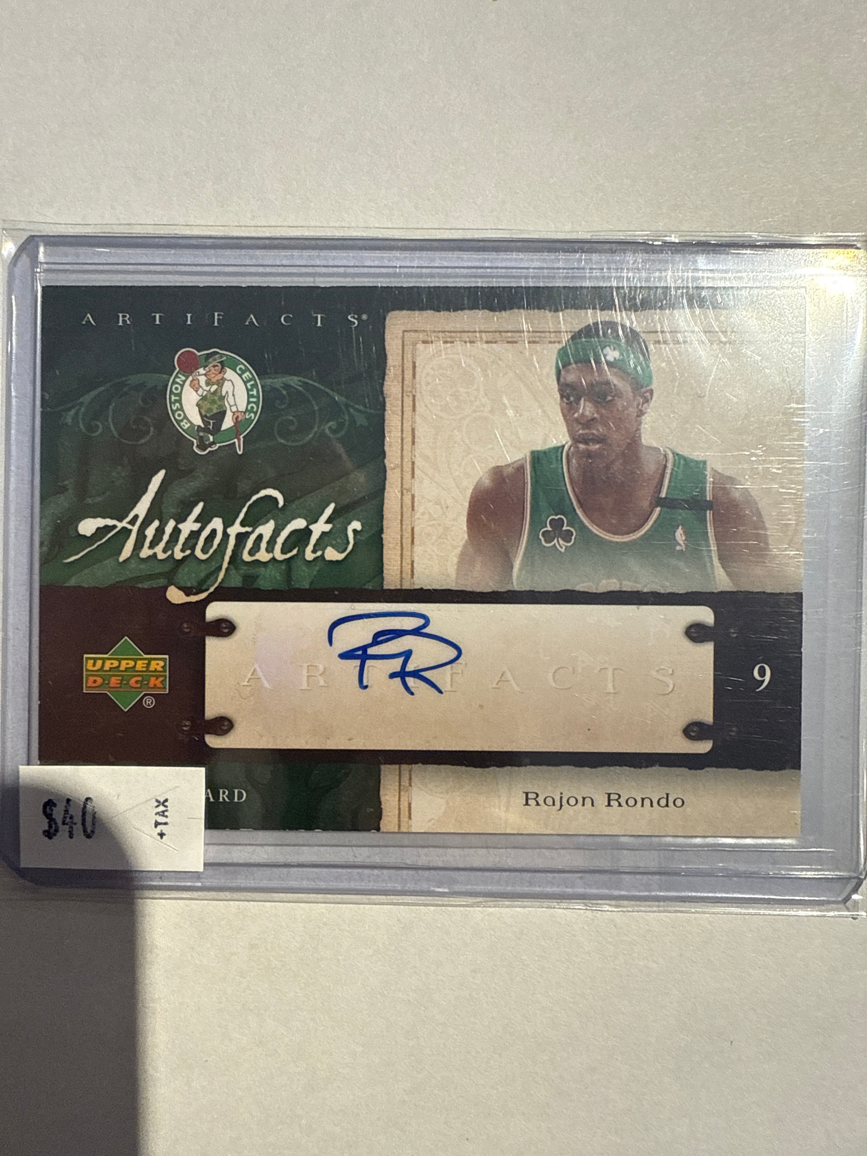 2007/08 Upper Deck Artifacts Rajon Rondo Autograph