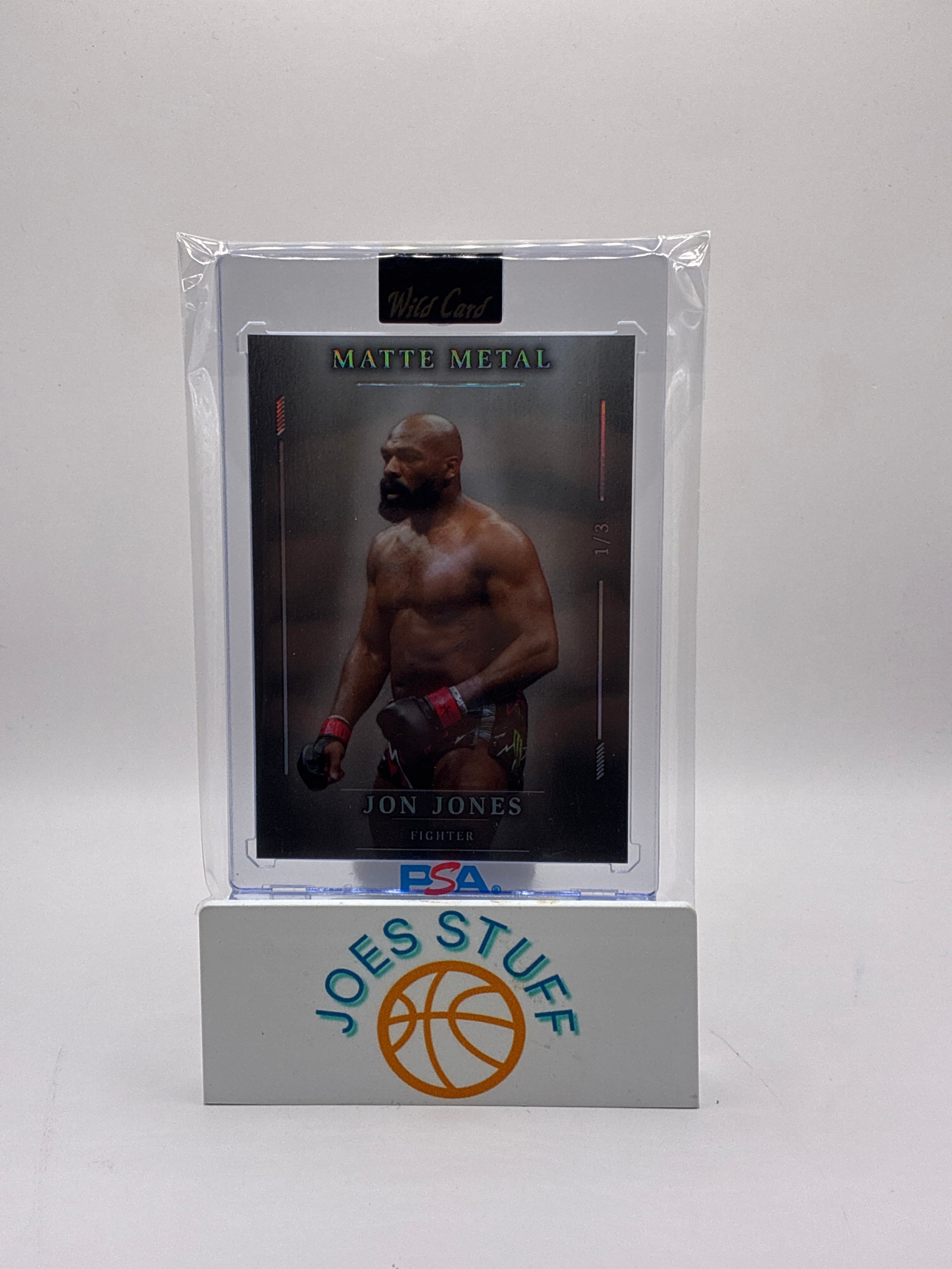 2026 Wild Card Matte Metal Jon Jones 1/3